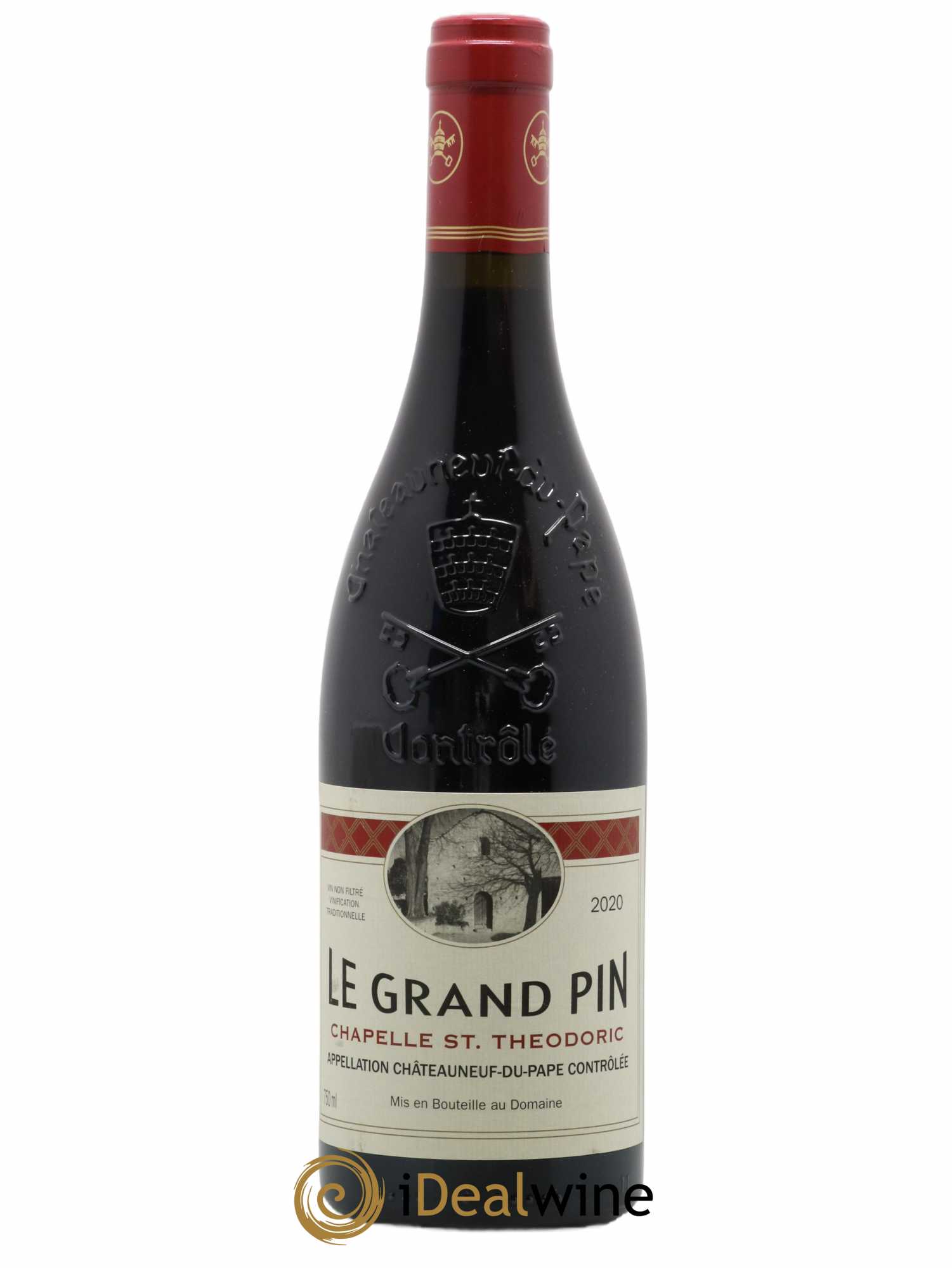 Châteauneuf-du-Pape Le Grand Pin Chapelle St Theodoric 2020 - Lot de 1 bouteille - 0
