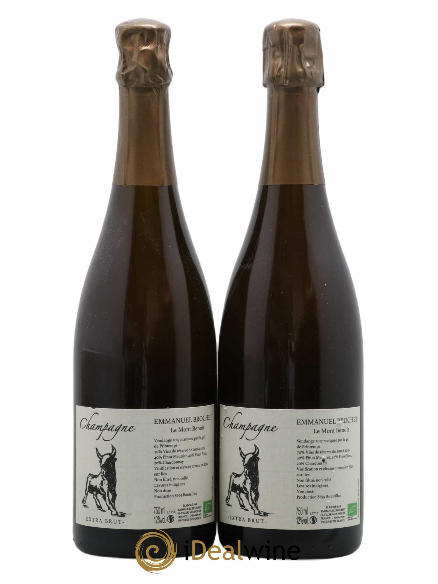 Le Mont Benoit Extra-Brut Emmanuel Brochet - Lot de 2 bouteilles - 0