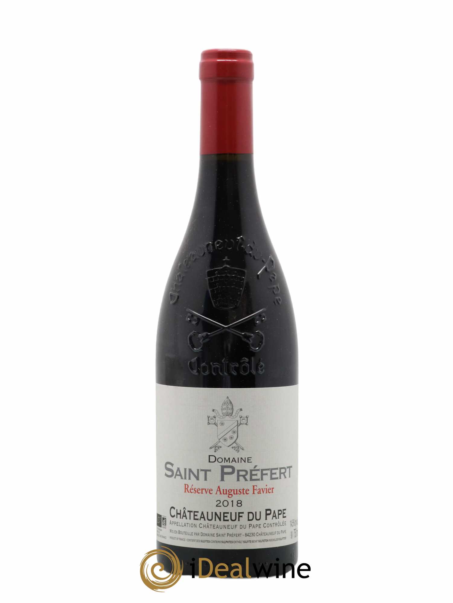 Châteauneuf-du-Pape Réserve Auguste Favier Domaine Saint-Préfert 2018 - Lot de 1 bouteille - 0