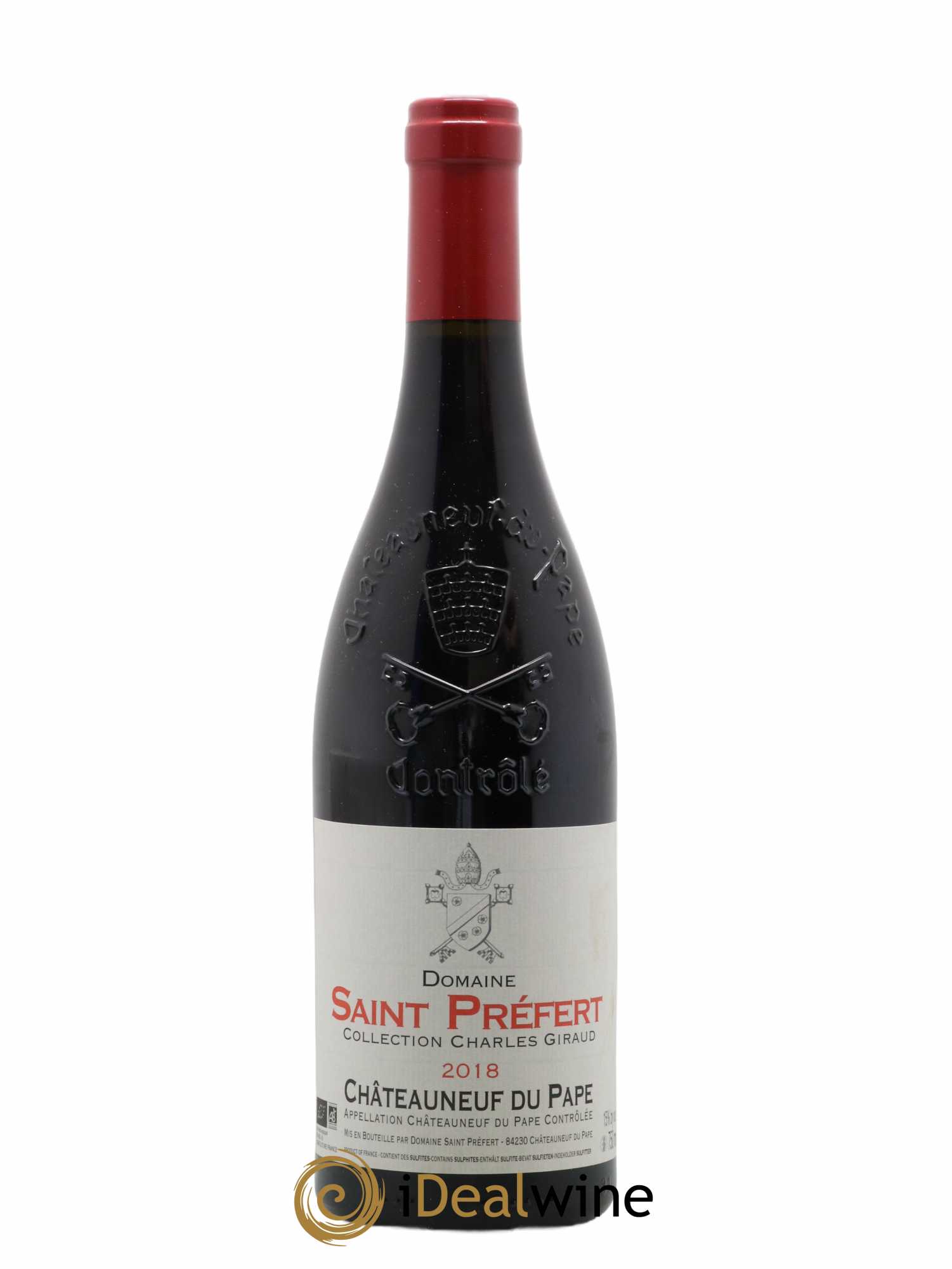 Châteauneuf-du-Pape Collection Charles Giraud Domaine Saint-Préfert 2018 - Lot de 1 bouteille - 0