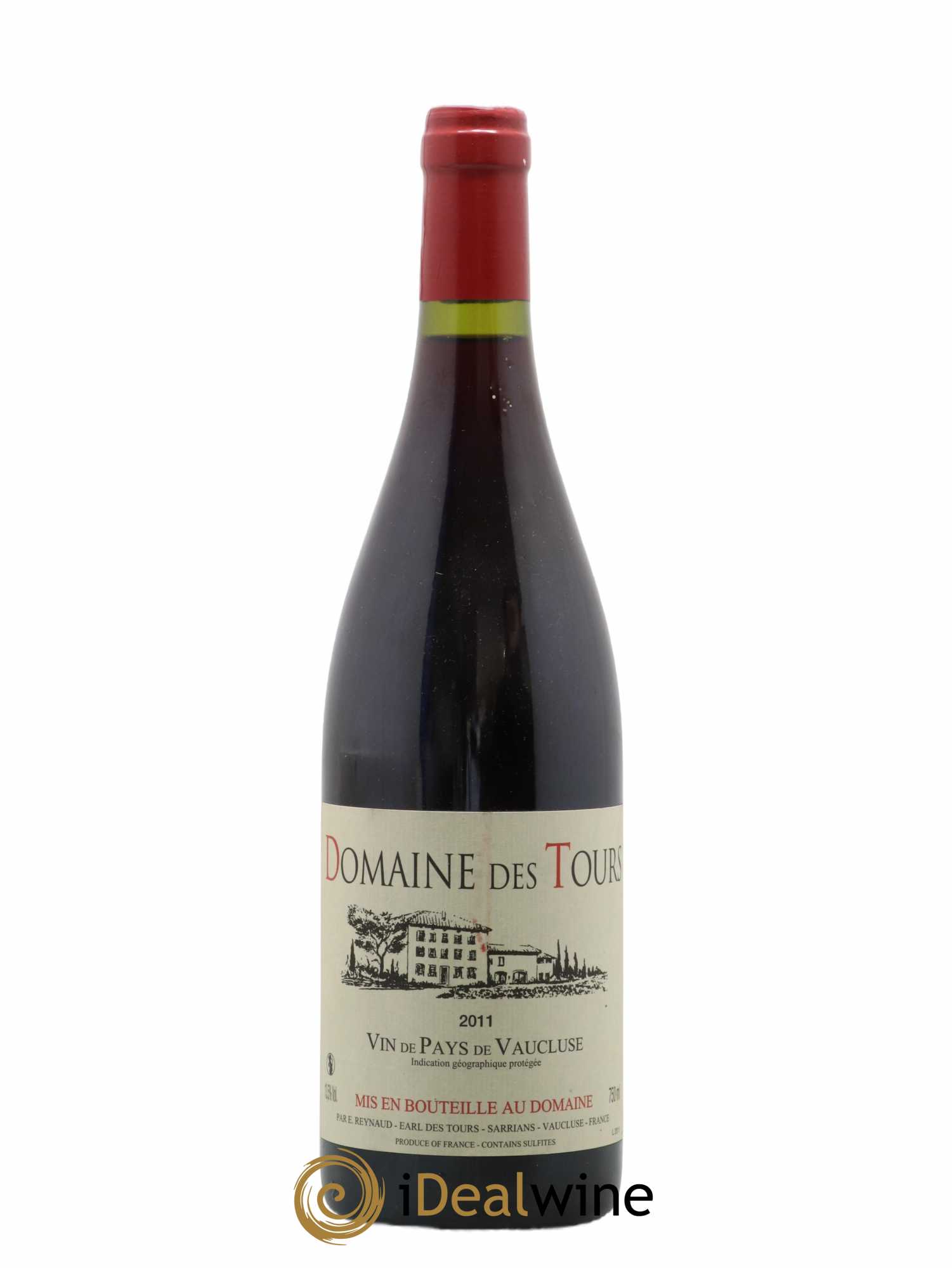 Vaucluse (Vin de Pays de Vaucluse) Domaine des Tours Emmanuel Reynaud 2011 - Lot de 1 bouteille - 0