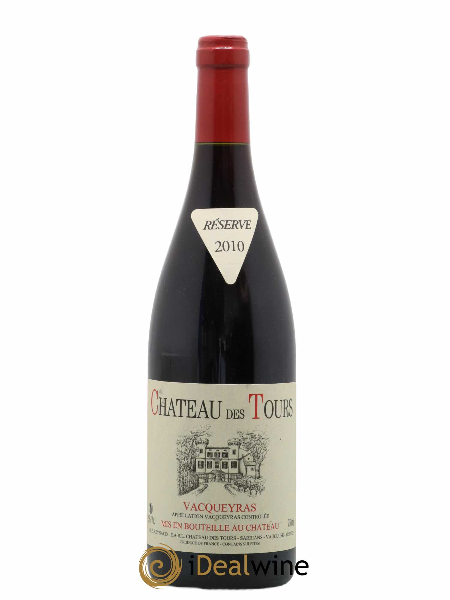 Vacqueyras Château des Tours Emmanuel Reynaud 2010 - Lot de 1 bouteille - 0