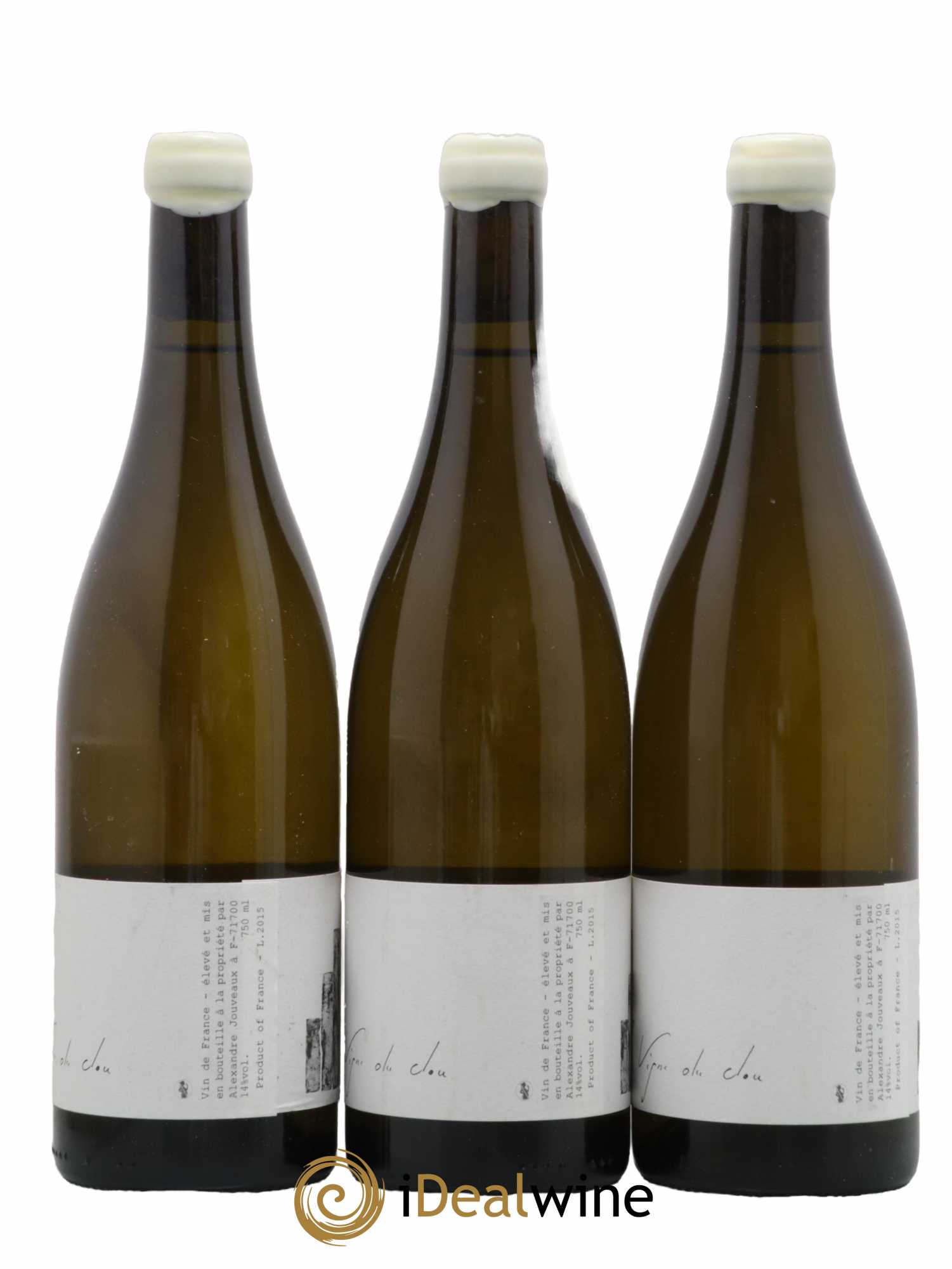 Vin de France La Vigne du Clou Alexandre Jouveaux 2015 - Lot de 3 bouteilles - 1