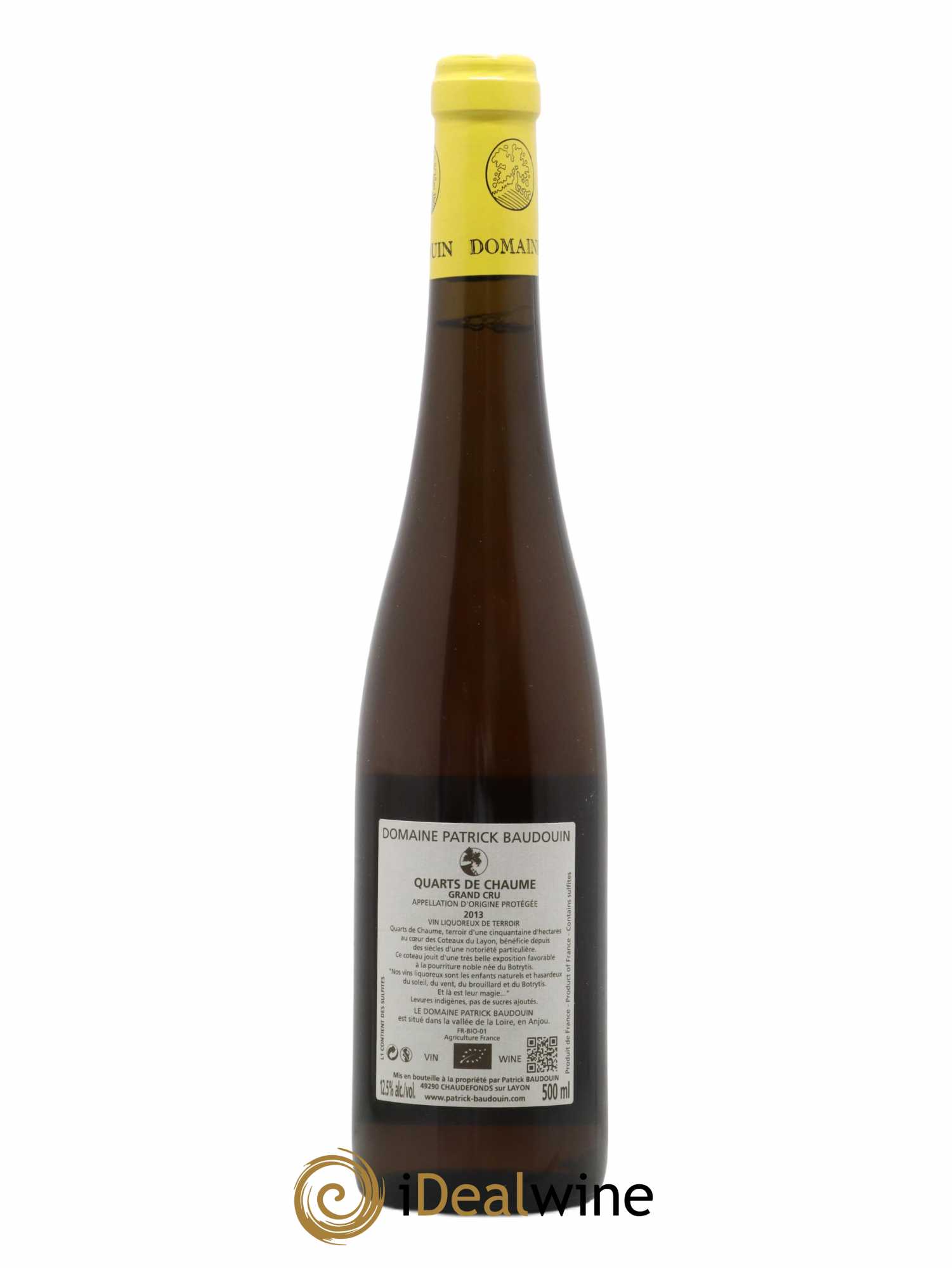 Quarts de Chaume Zersilles Patrick Baudouin 50cl 2013 - Lotto di 1 bottiglia - 1