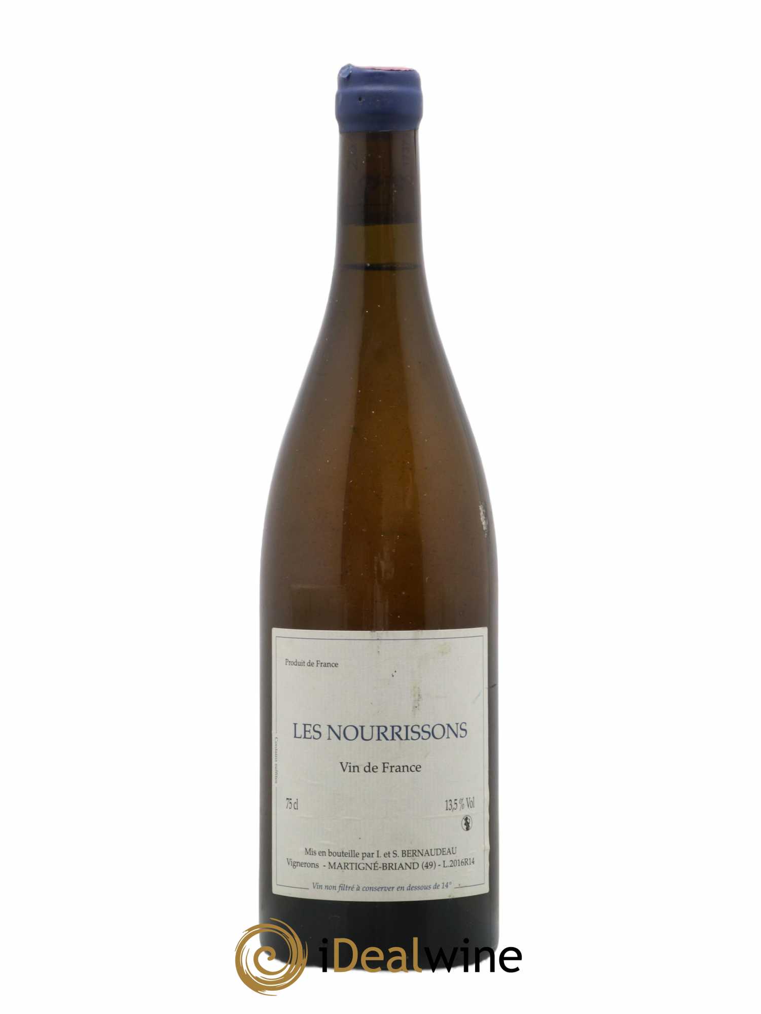 Vin de France Les Nourrissons Stéphane Bernaudeau 2016 - Lot de 1 bouteille - 0