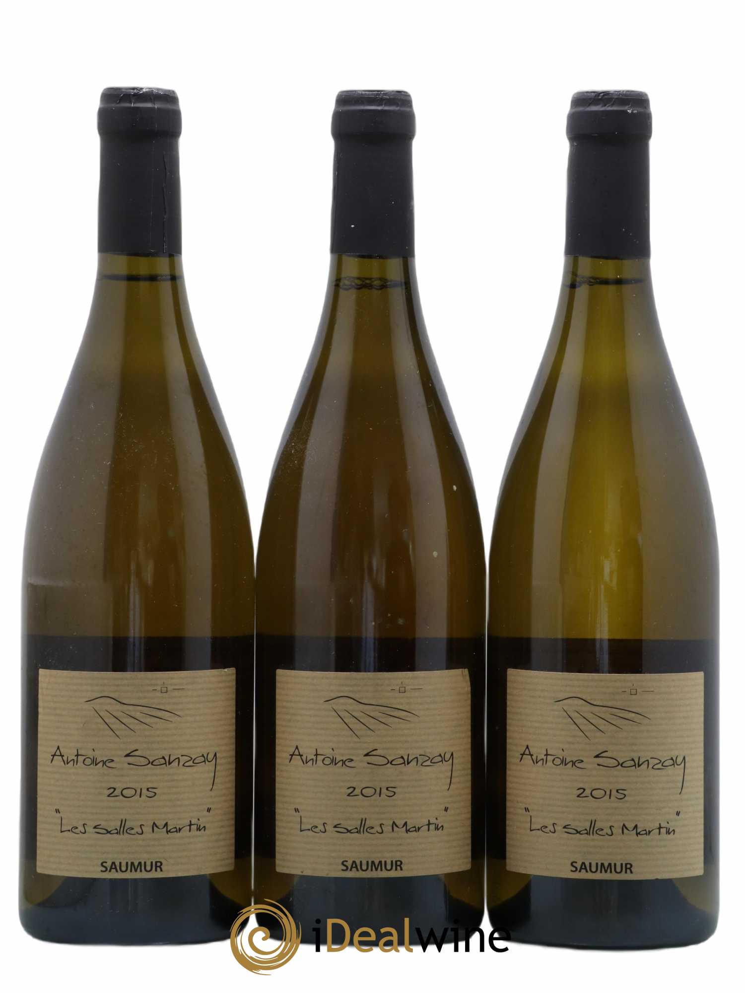 Saumur Les Salles Martin Antoine Sanzay 2015 - Lot de 3 bouteilles - 0