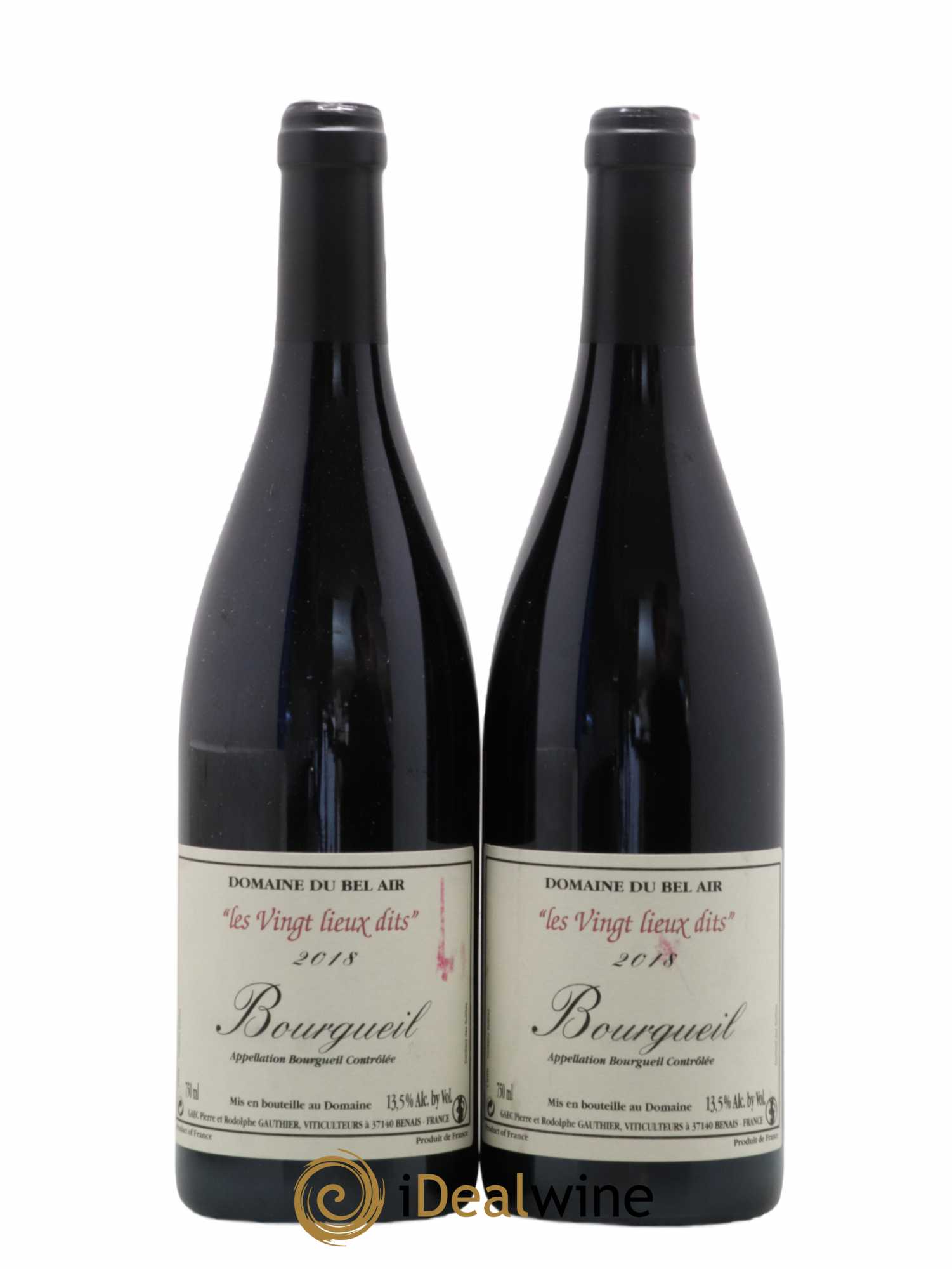 Bourgueil Vingt Lieux Dits Domaine du Bel Air 2016 - Lot de 2 bouteilles - 0