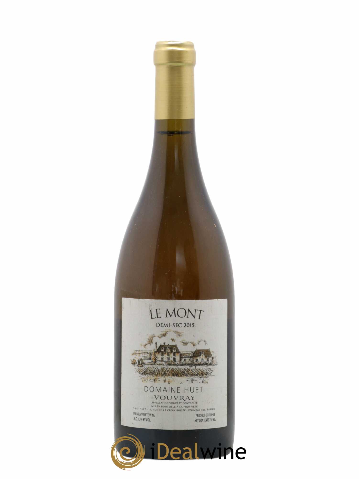 Vouvray Le Mont Demi-Sec Domaine Huet 2015 - Lot de 1 bouteille - 0