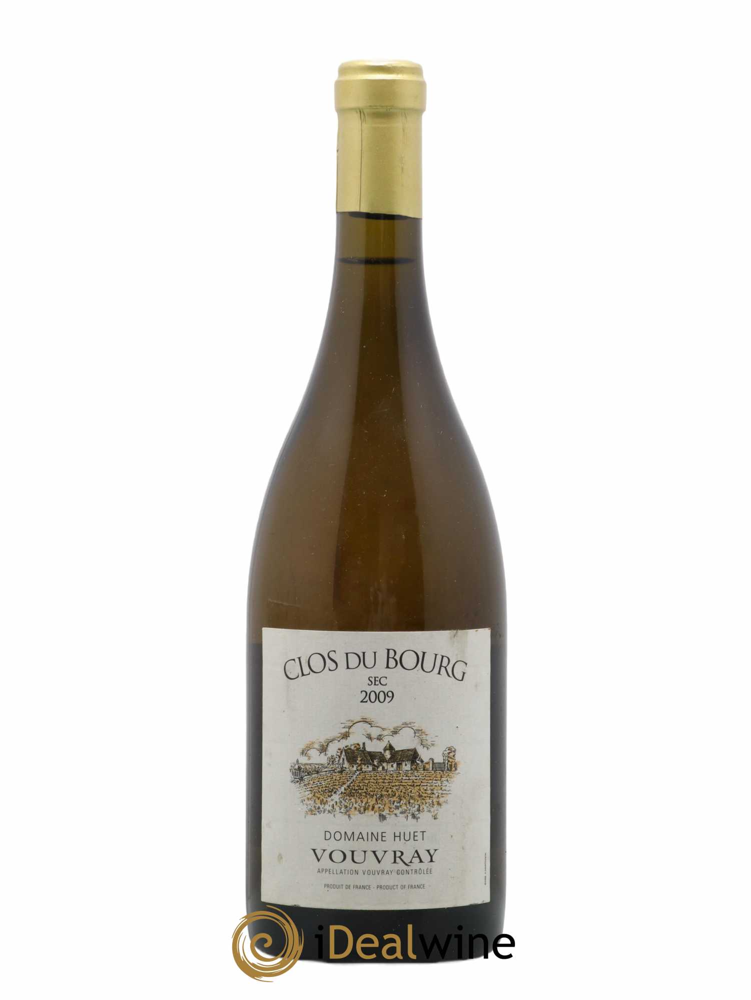 Vouvray Clos du Bourg Sec Domaine Huet 2009 - Lot de 1 bouteille - 0