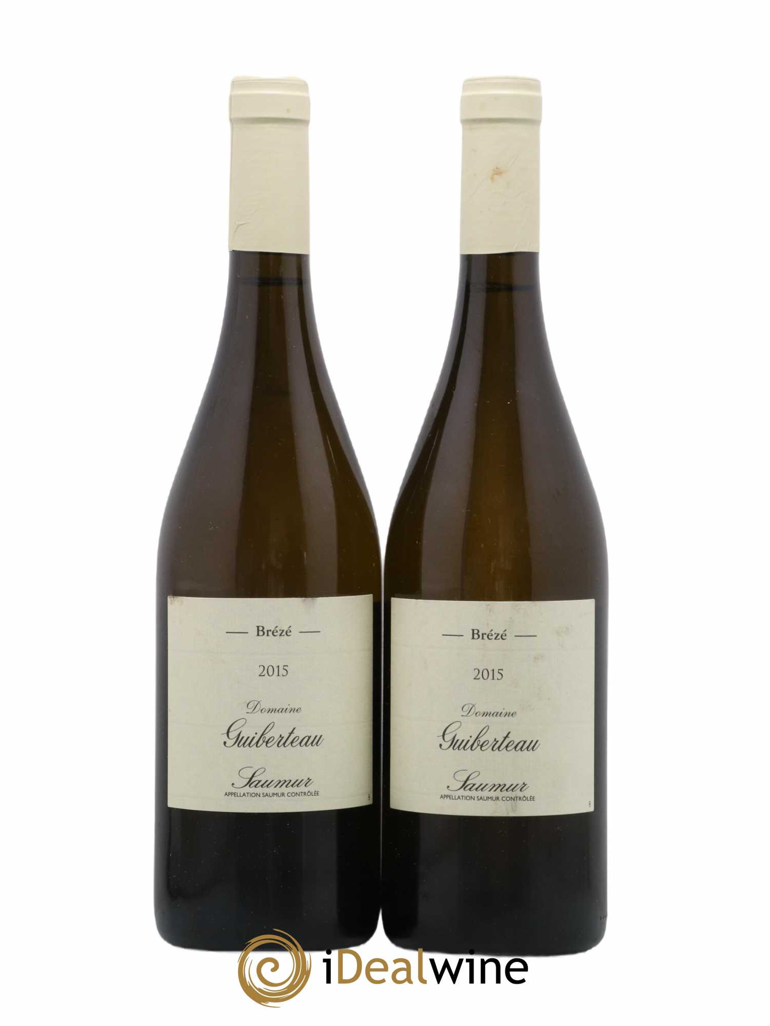 Saumur Brézé Domaine Guiberteau 2015 - Lot de 2 bouteilles - 0