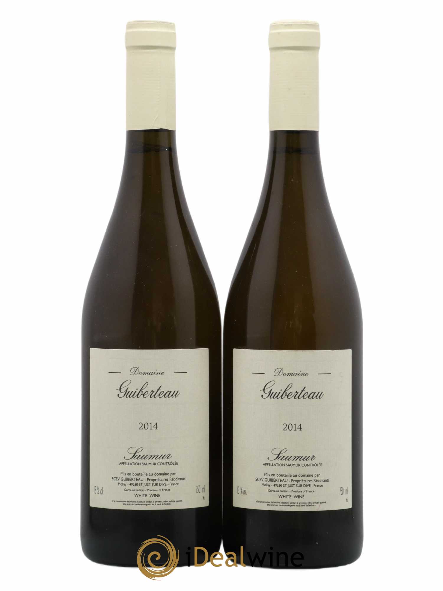 Saumur Domaine Guiberteau 2014 - Lot de 2 bouteilles - 0