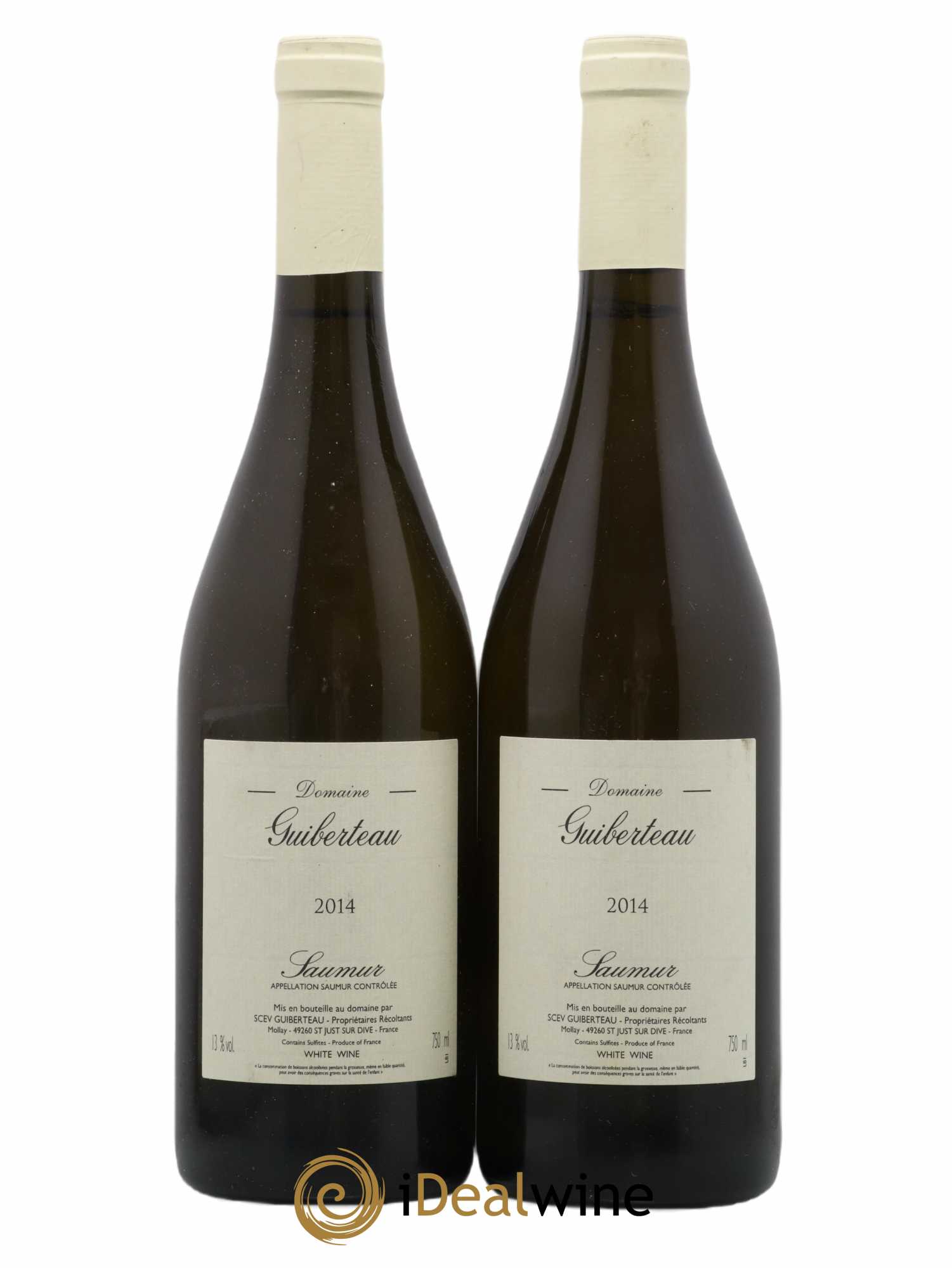 Saumur Domaine Guiberteau 2014 - Lot de 2 bouteilles - 0