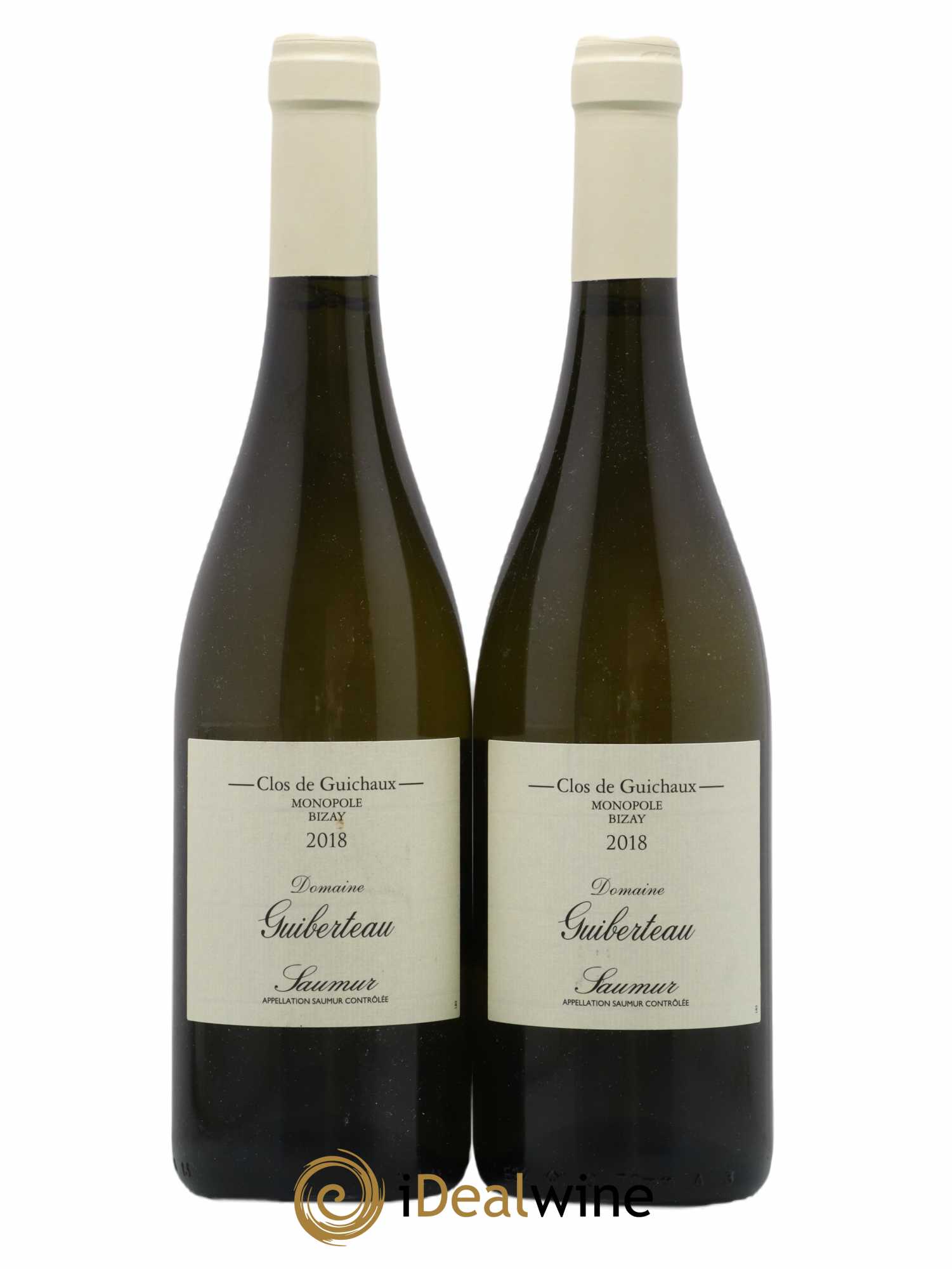 Saumur Clos de Guichaux Domaine Guiberteau 2018 - Lot de 2 bouteilles - 0