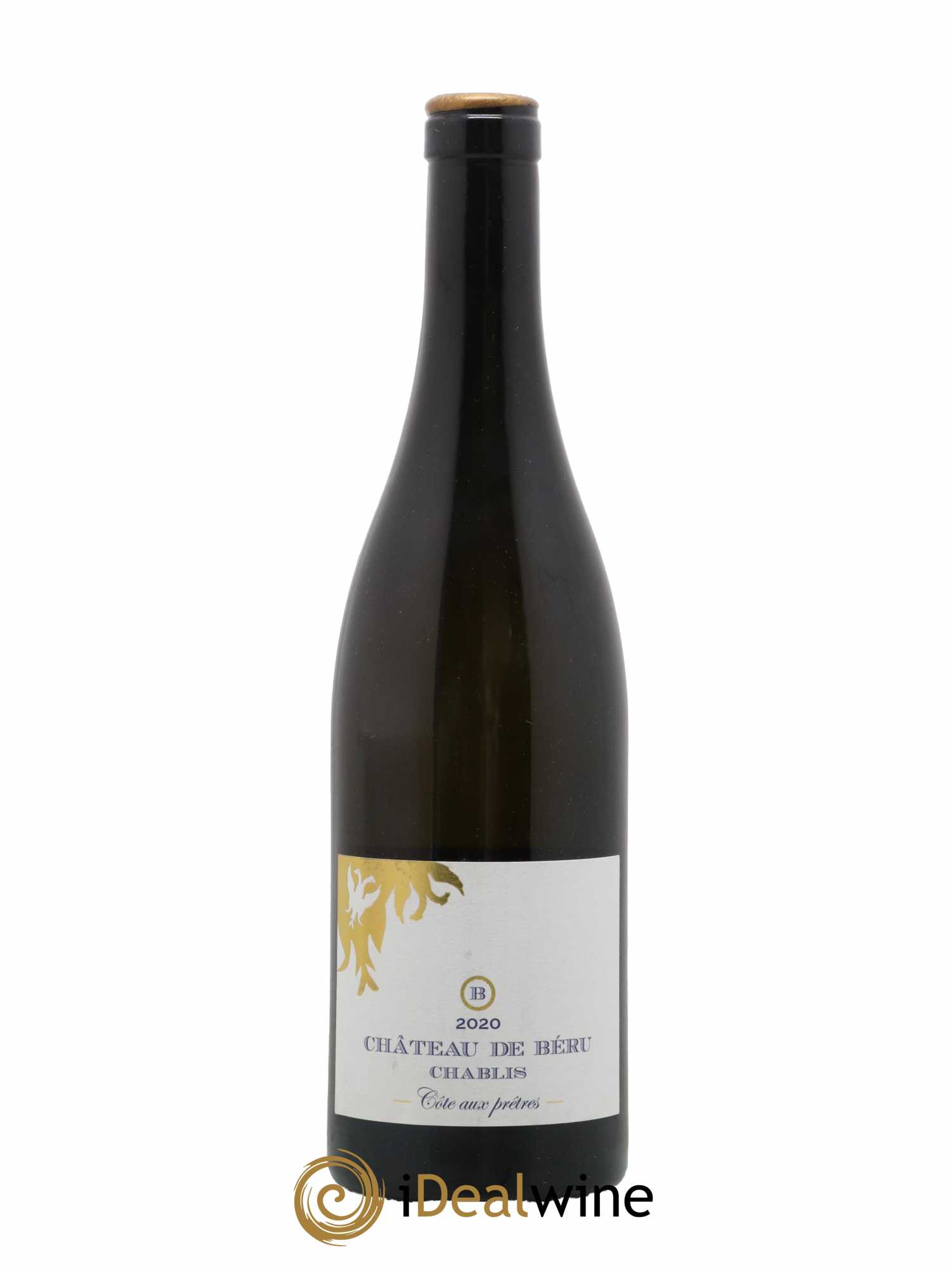 Chablis Côte aux prêtres Château de Béru 2020 - Lot de 1 bouteille - 0