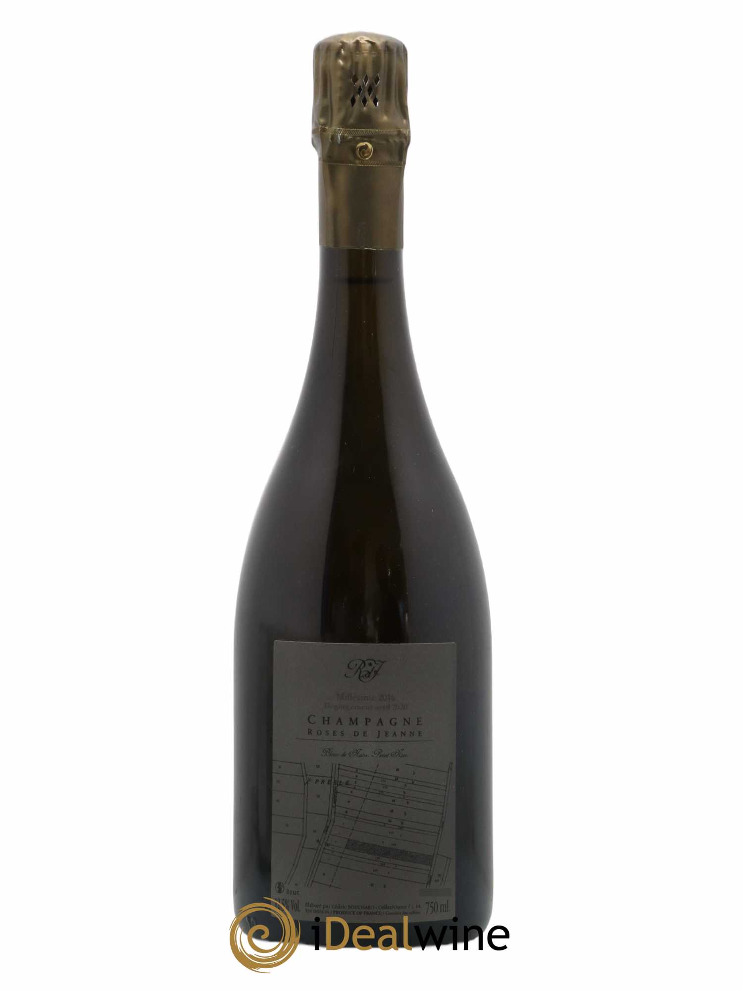 Roses de Jeanne Presle Blanc de Noirs Cédric Bouchard 2016 - Lot de 1 bouteille - 1