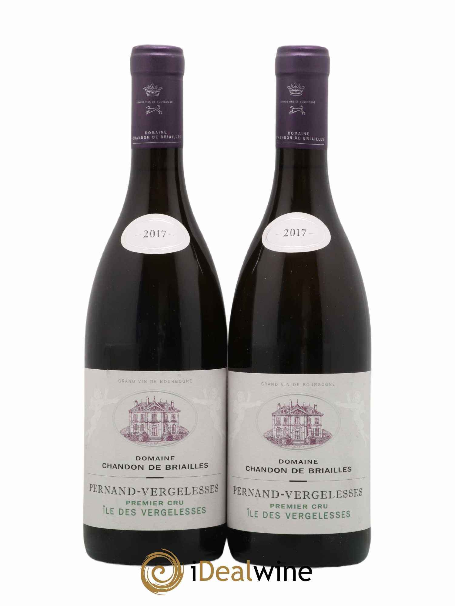 Pernand-Vergelesses 1er Cru Ile des Vergelesses Chandon de Briailles 2017 - Lot de 2 bouteilles - 0