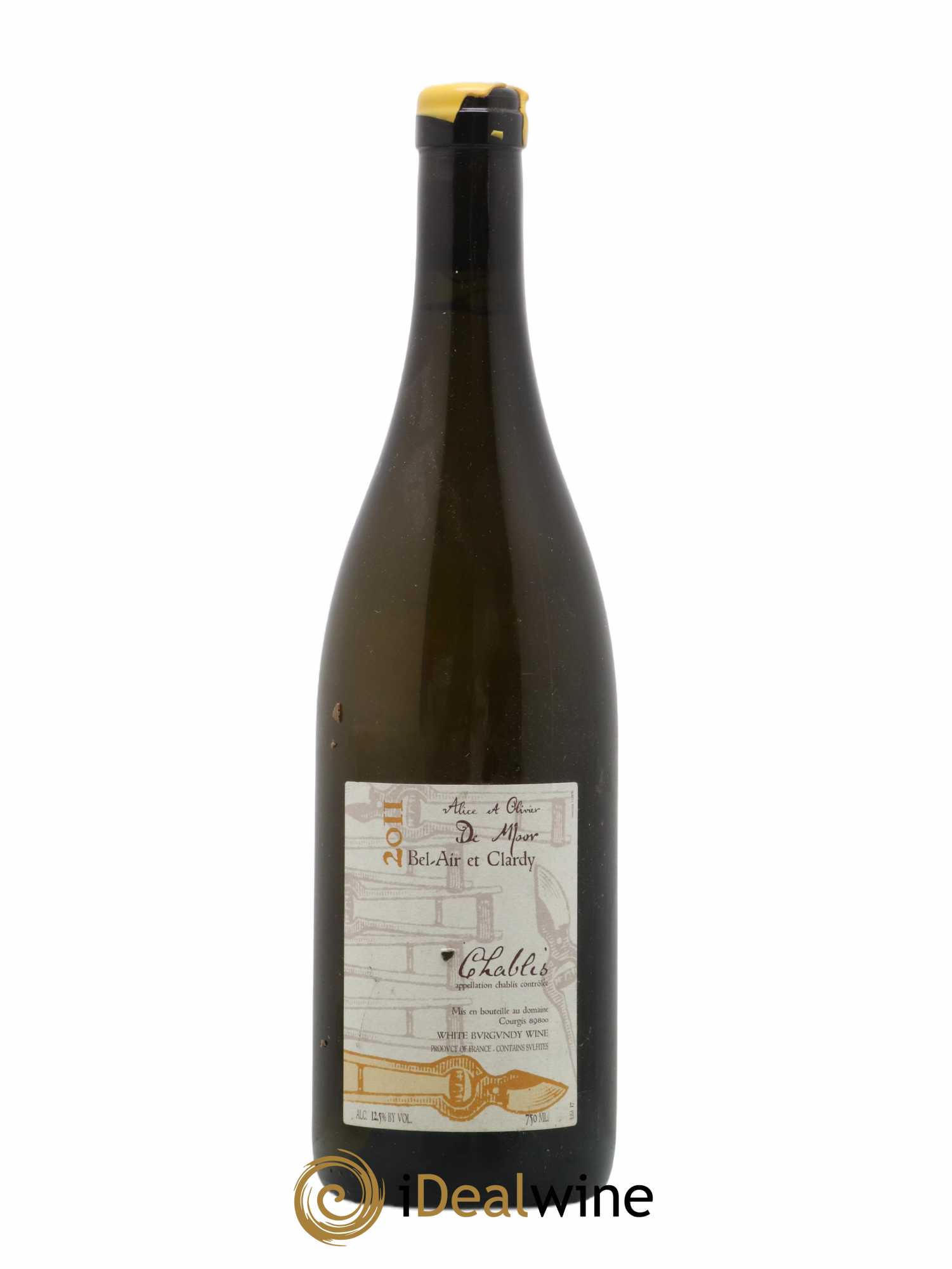Chablis Bel Air et Clardy Alice et Olivier De Moor 2011 - Lot de 1 bouteille - 0