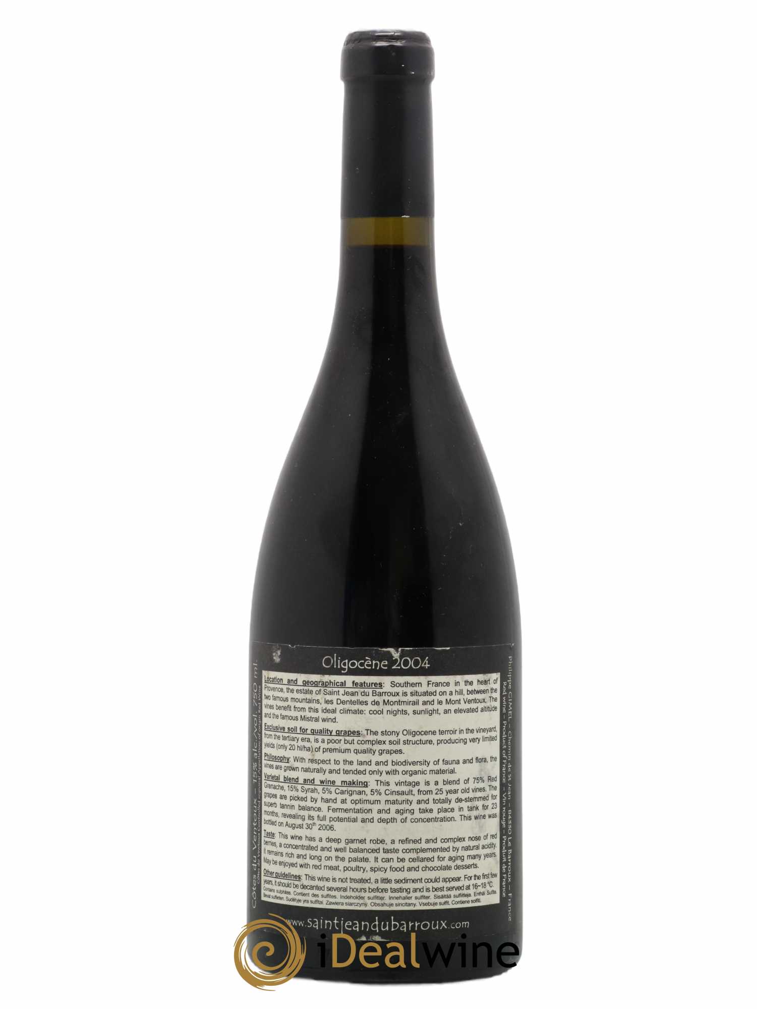 Ventoux (Côtes du Ventoux)  2004 - Posten von 1 Flasche - 1