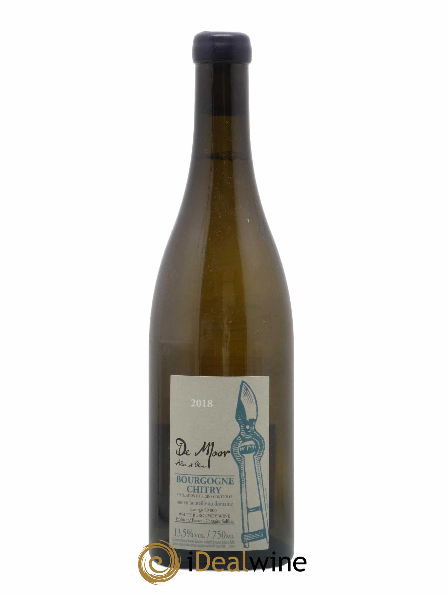 Bourgogne Chitry Alice et Olivier De Moor 2018 - Lot de 1 bouteille - 0