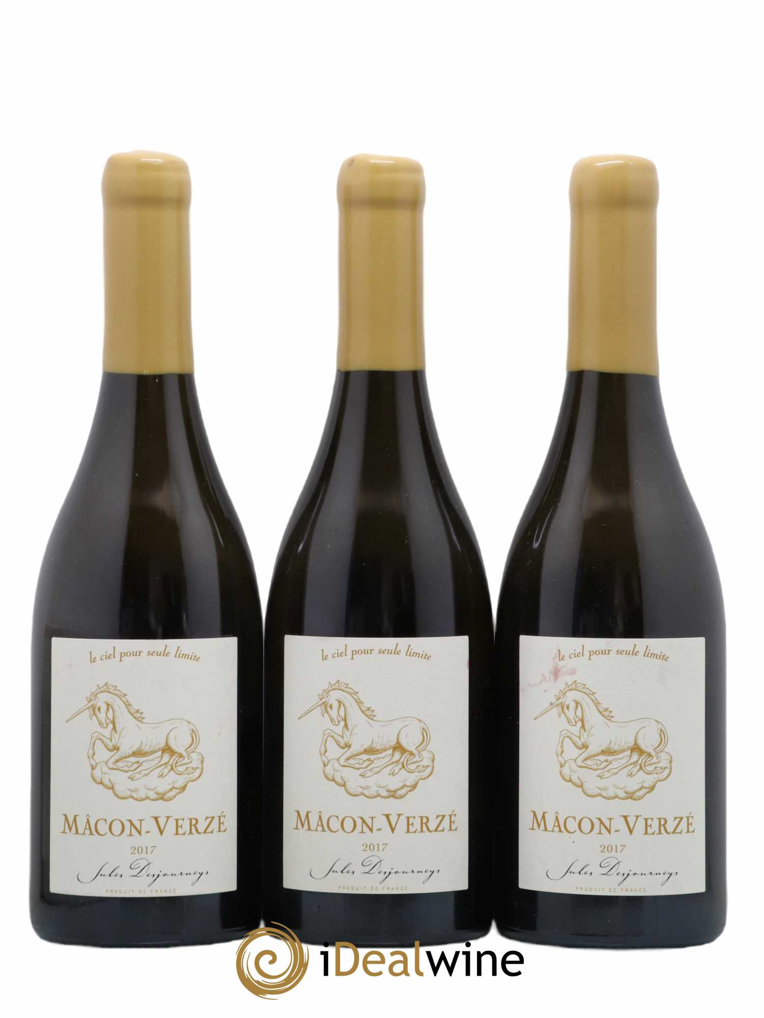 Mâcon-Verzé Jules Desjourneys 2017 - Lot de 3 bouteilles - 0