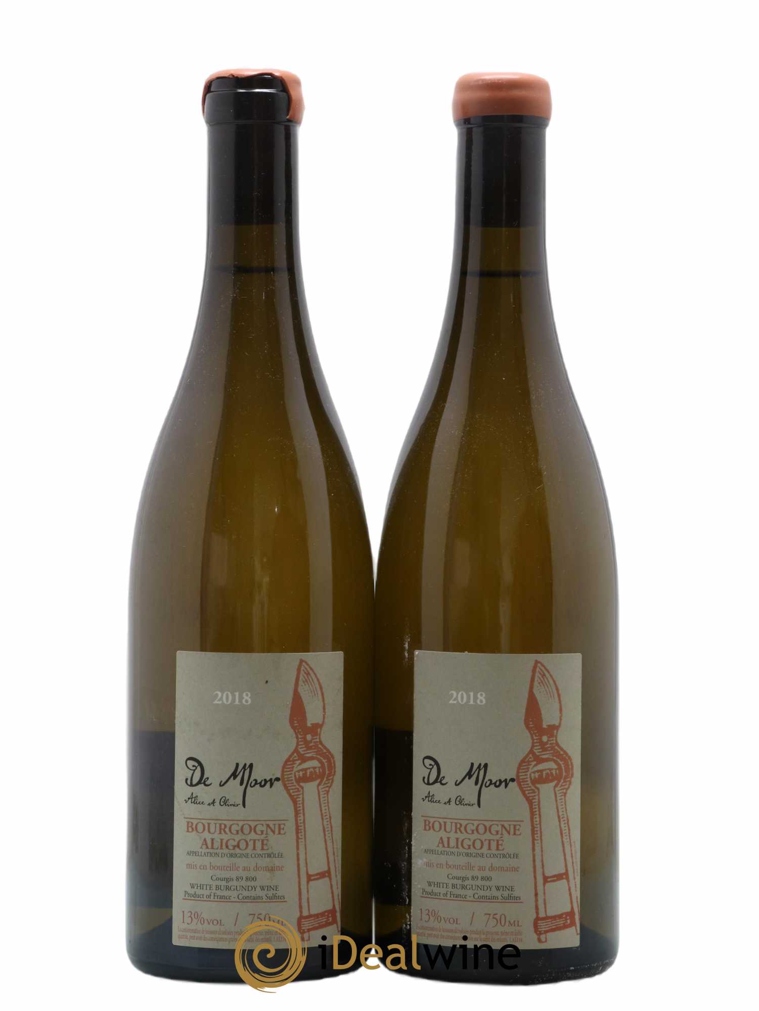 Bourgogne Aligoté Alice et Olivier De Moor 2018 - Lot de 2 bouteilles - 0