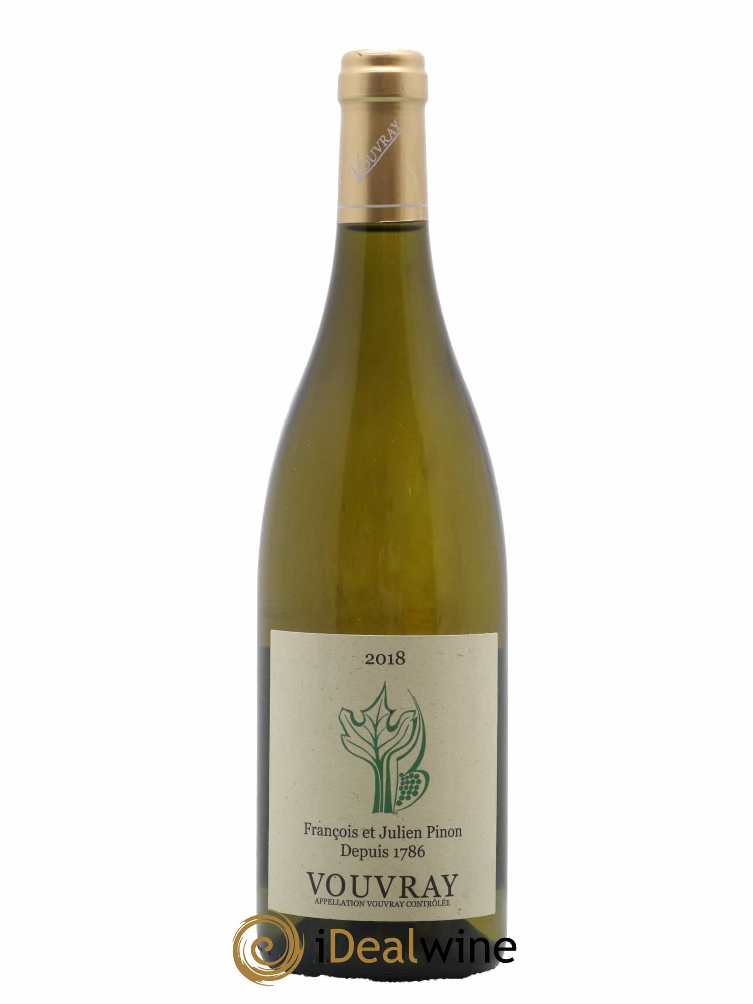 Vouvray François et Julien Pinon 2001 - Lot de 1 bouteille - 0