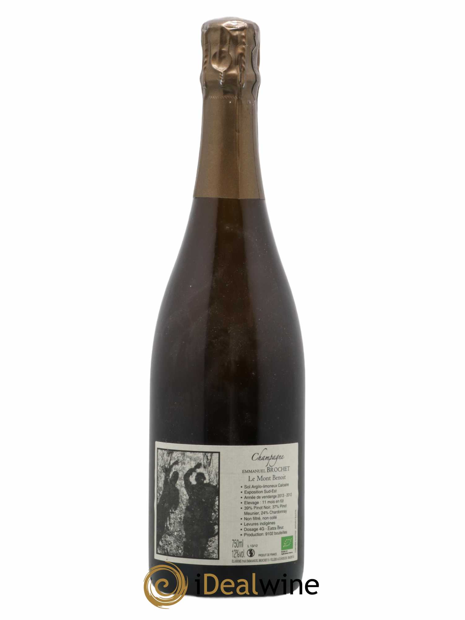 Le Mont Benoit Extra-Brut Emmanuel Brochet - Lot de 1 bouteille - 0