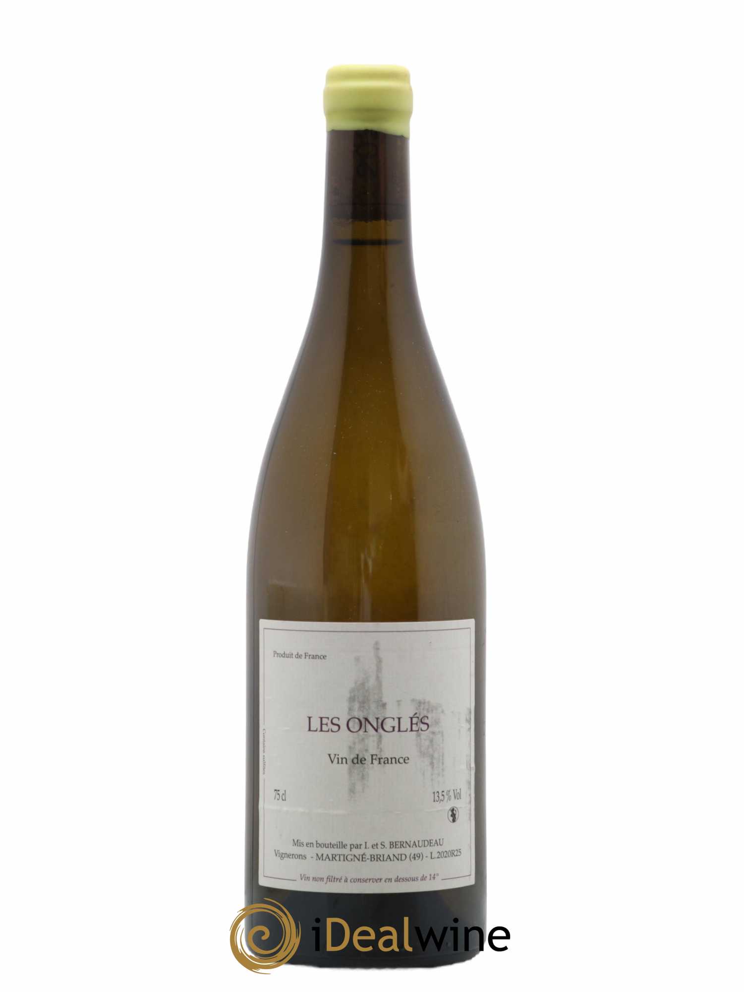 Vin de France Les Onglés Stéphane Bernaudeau 2020 - Lot de 1 bouteille - 0