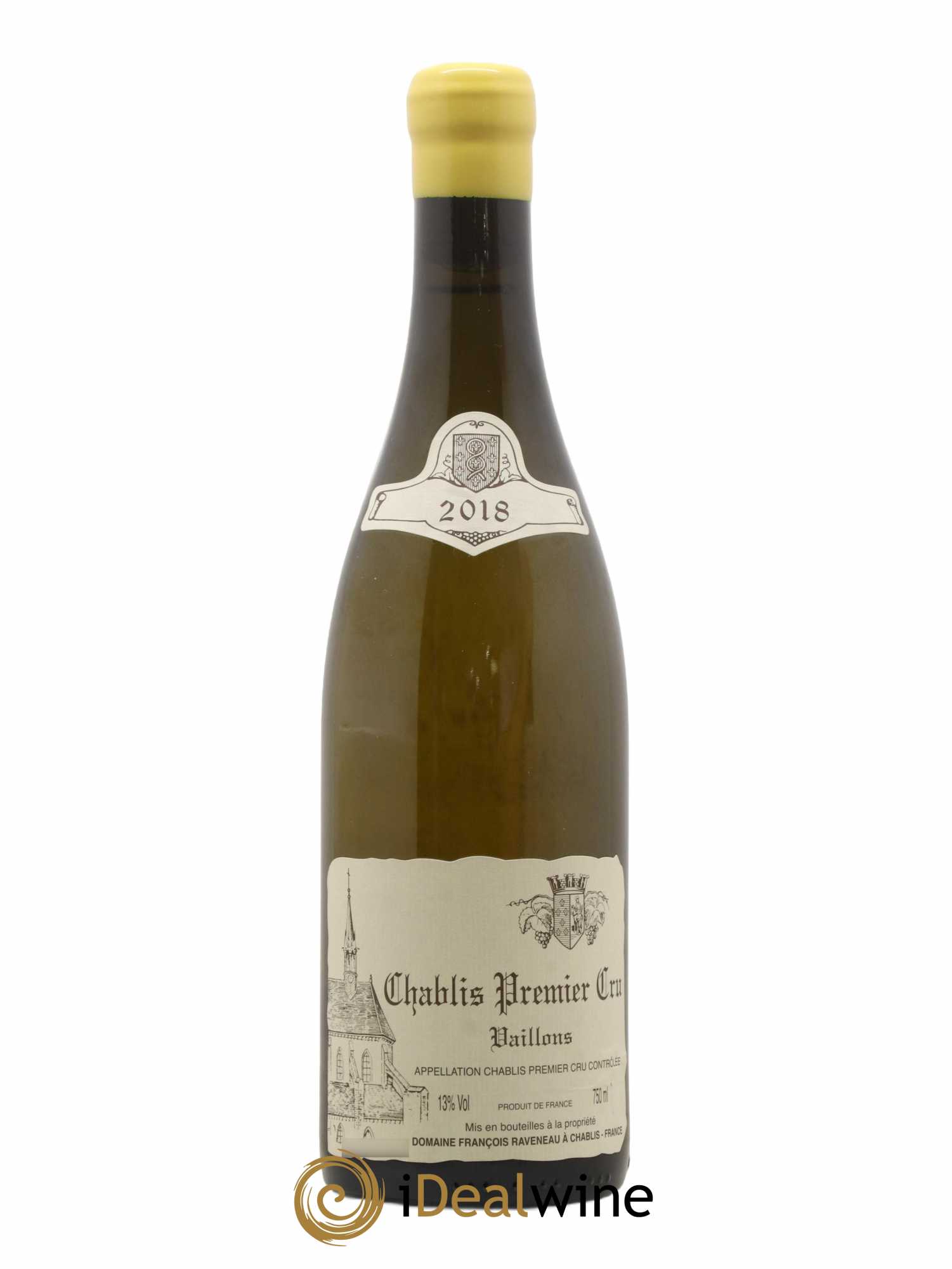 Chablis 1er Cru Vaillons Raveneau (Domaine) 2018 - Lot de 1 bouteille - 0