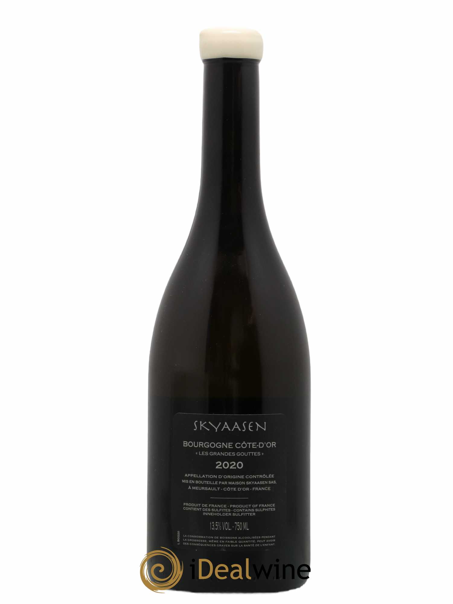 Bourgogne Côte-d'Or Les Grandes Gouttes Maison Skyaasen 2020 - Lot de 1 bouteille - 1
