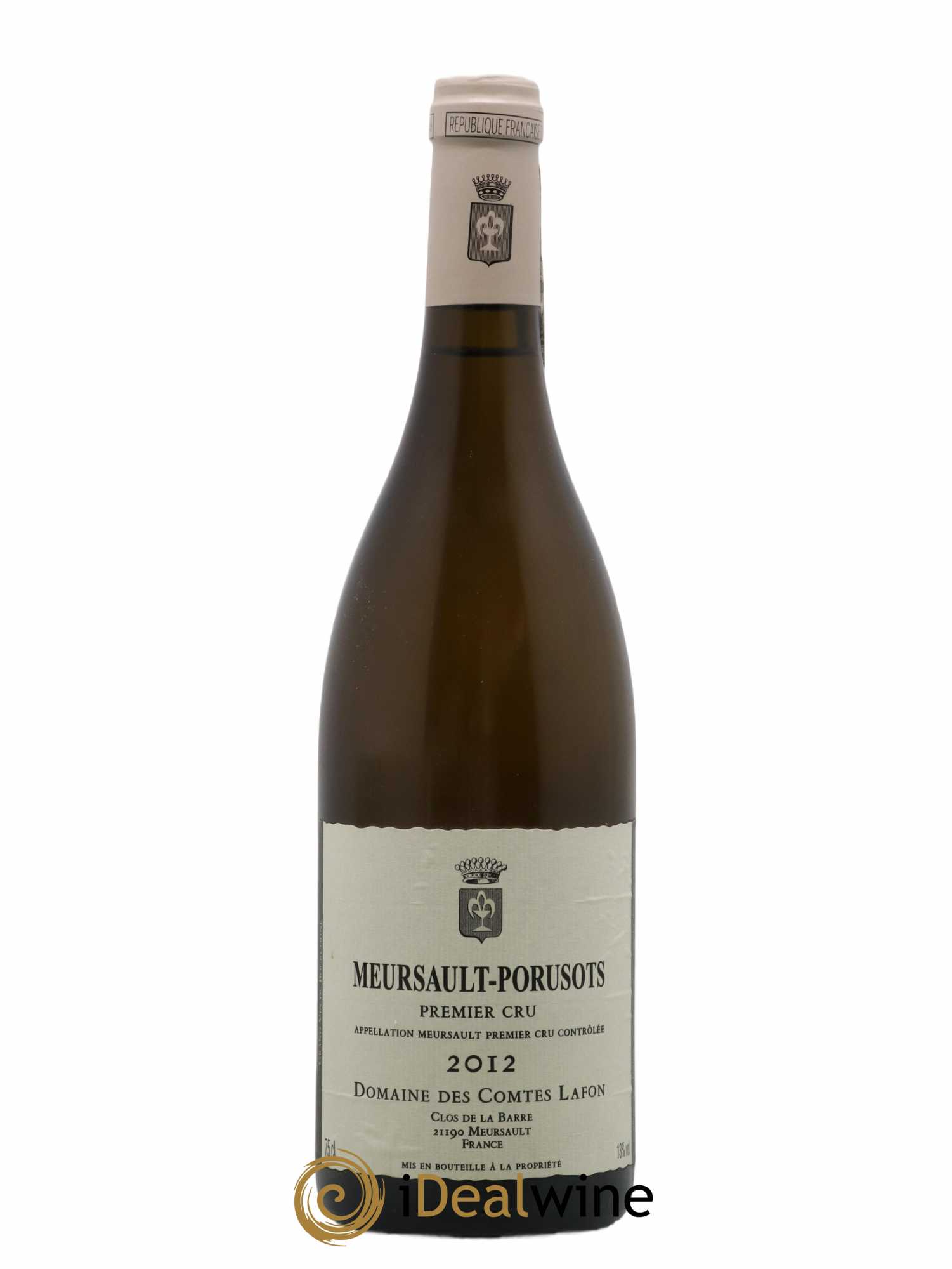 Meursault 1er Cru Porusots Comtes Lafon (Domaine des) 2012 - Lot de 1 bouteille - 0