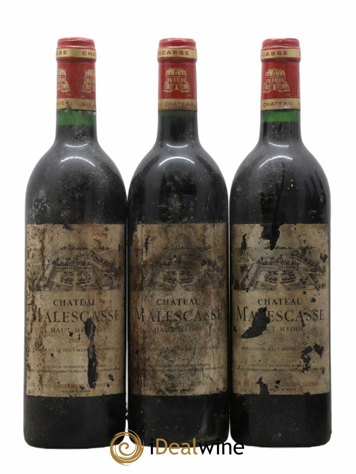 Château Malescasse Cru Bourgeois Exceptionnel 1986 - Lot de 6 bouteilles - 2