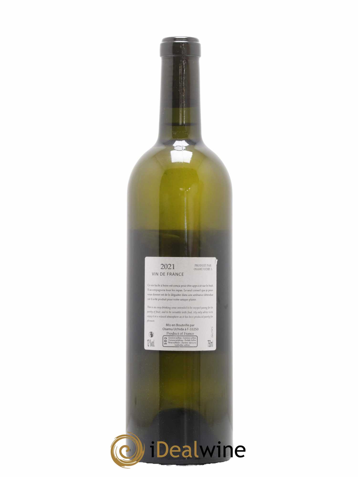 Vin de France Phéromones Domaine Osamu Uchida 2021 - Lot de 1 bouteille - 1