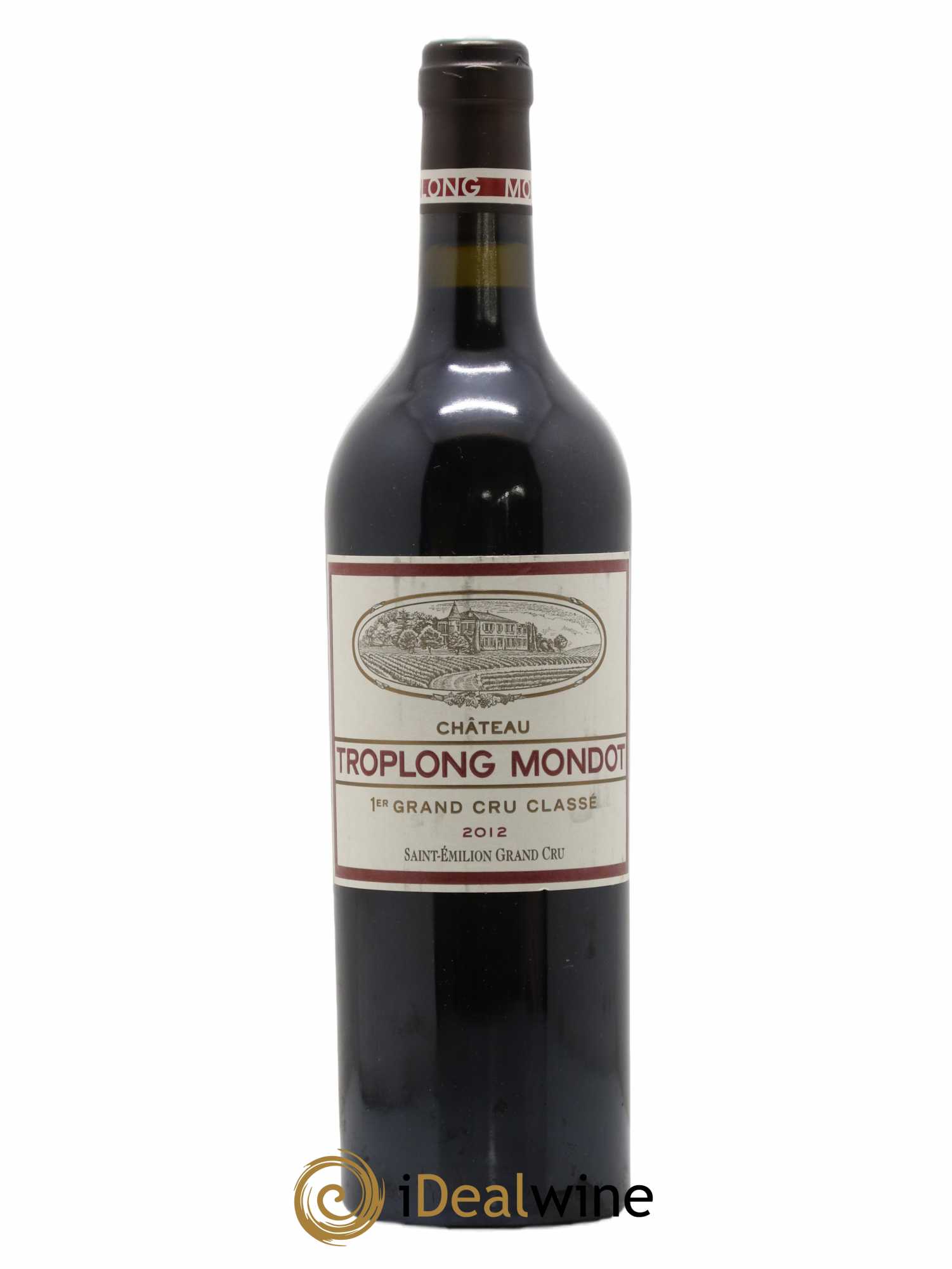 Château Troplong Mondot 1er Grand Cru Classé B 2012 - Lot de 1 bouteille - 0
