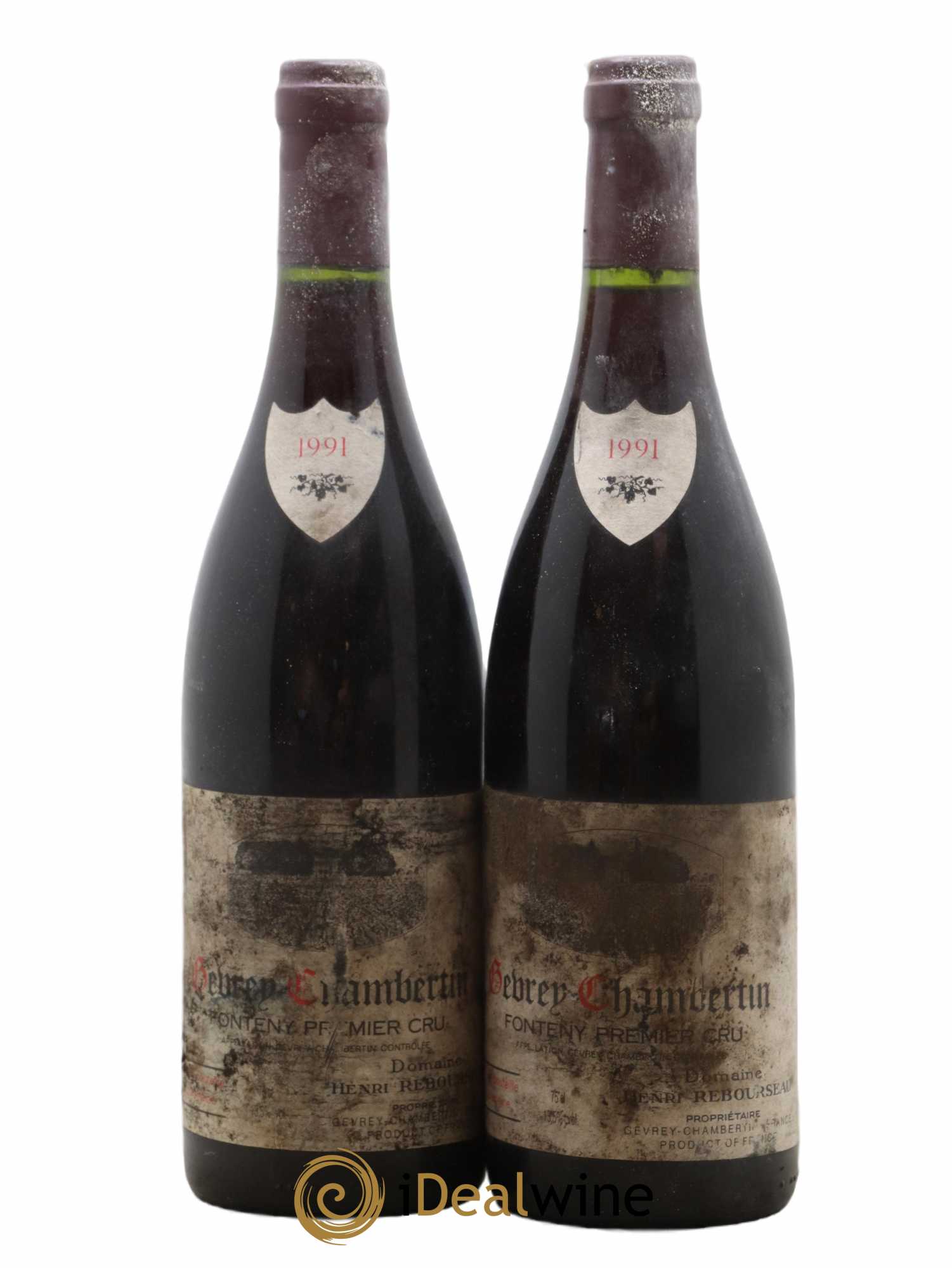 Gevrey-Chambertin 1er Cru Fonteny Henri Rebourseau (Domaine) 1991 - Lot de 2 bouteilles - 0