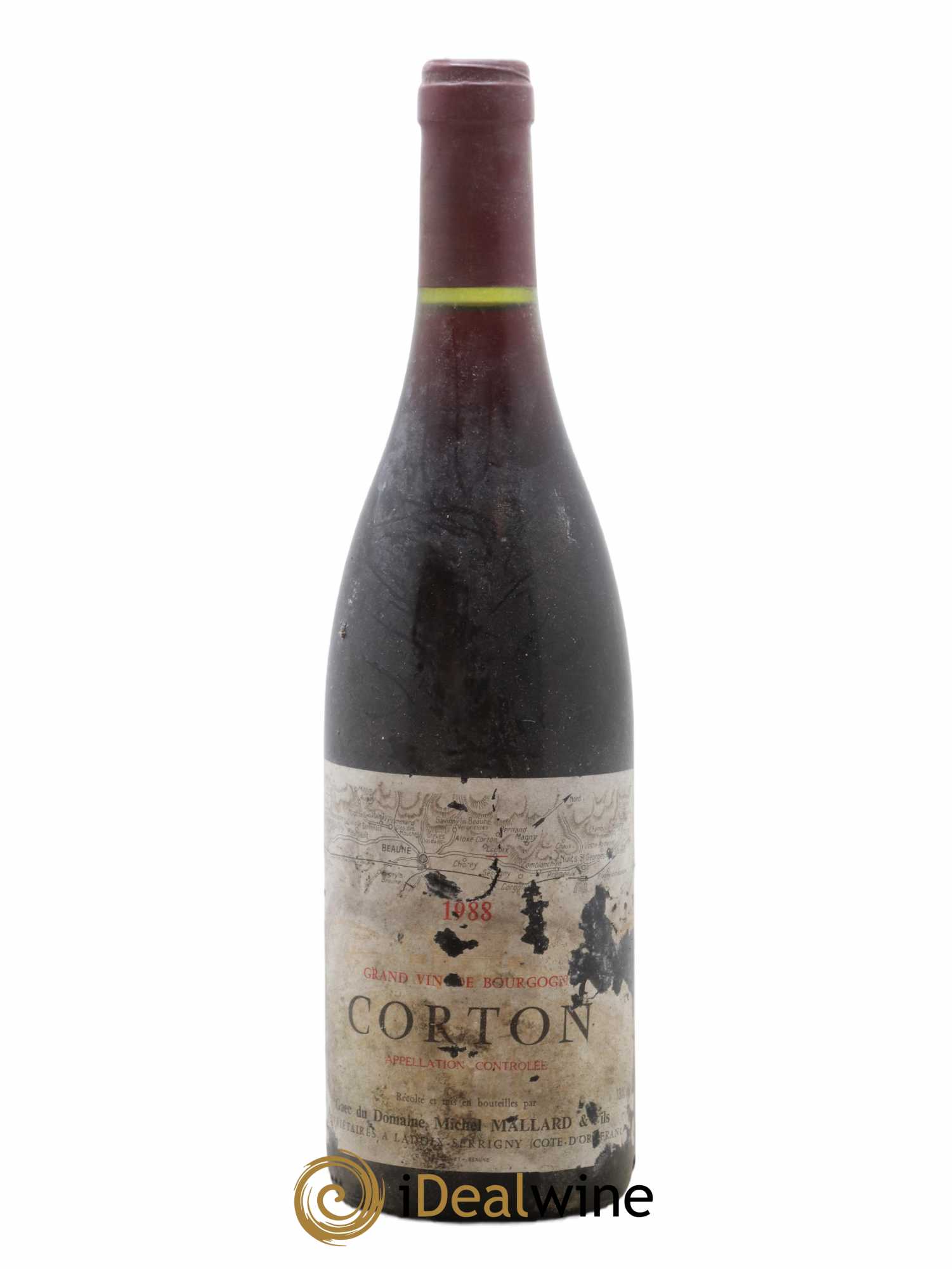 Corton Grand Cru Mallard & Fils 1988 - Lot de 1 bouteille - 0