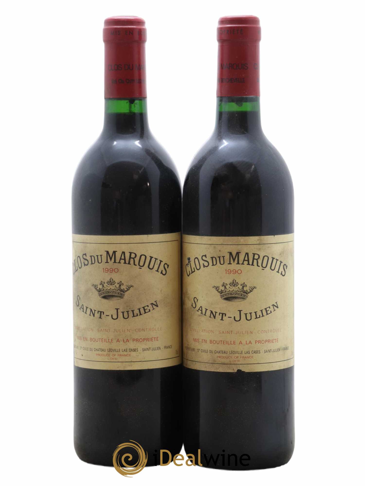 Clos du Marquis 1990 - Lot de 2 bouteilles - 0