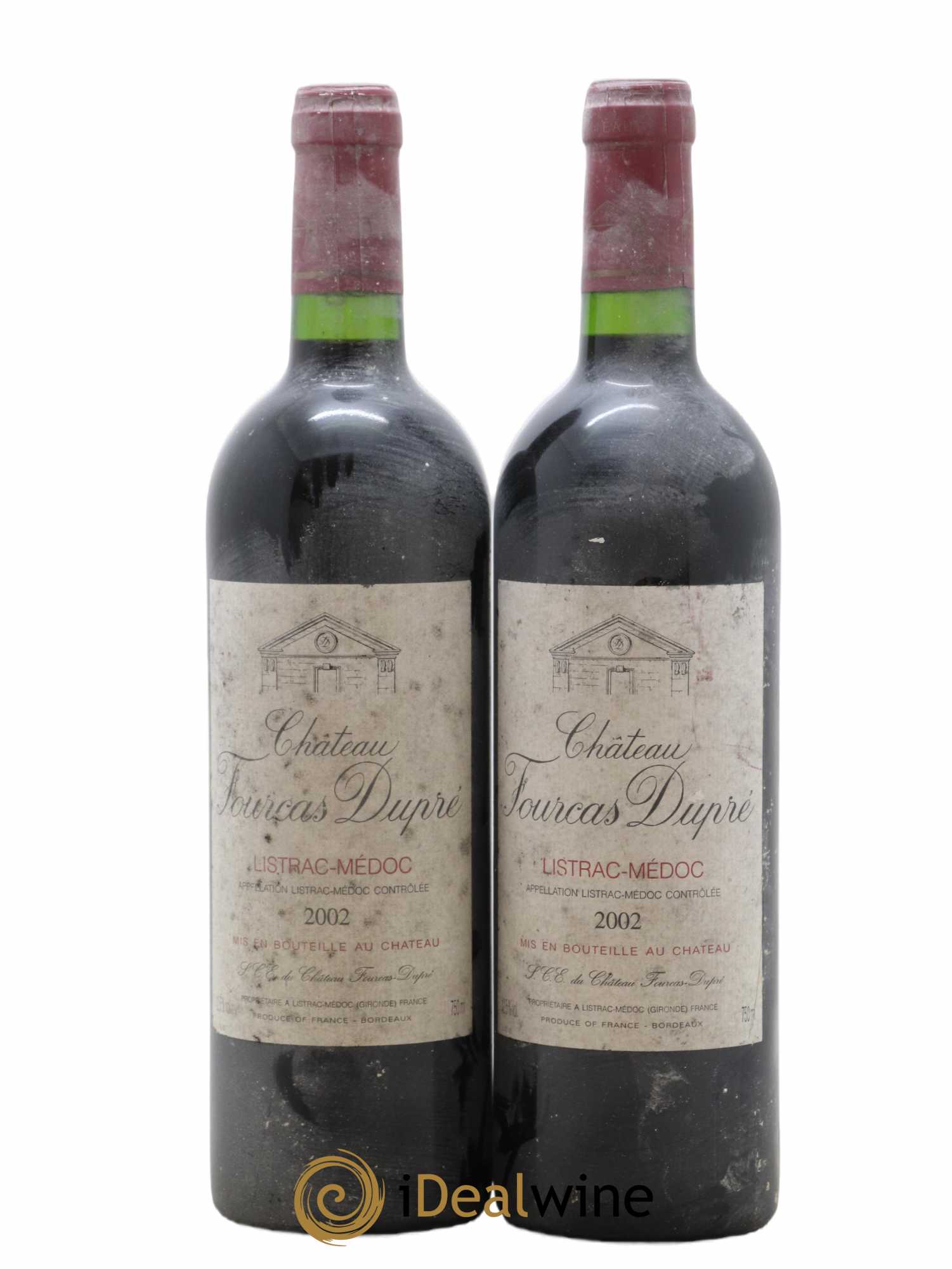 Château Fourcas Dupré 2002 - Lot de 2 bouteilles - 0