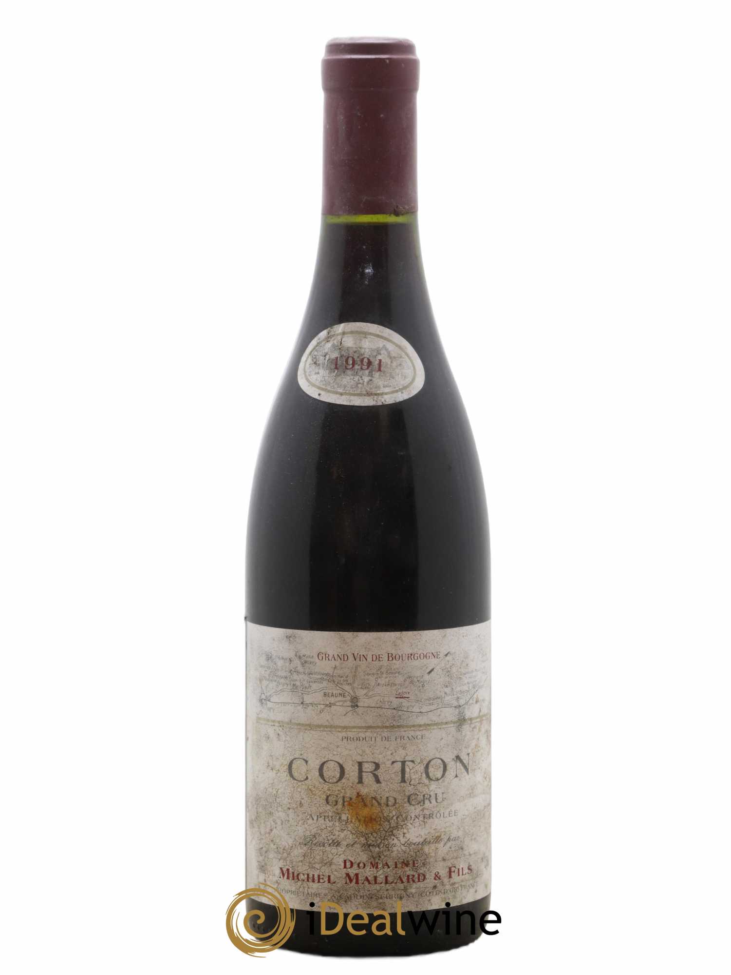 Corton Grand Cru Mallard & Fils 1991 - Lot de 1 bouteille - 0