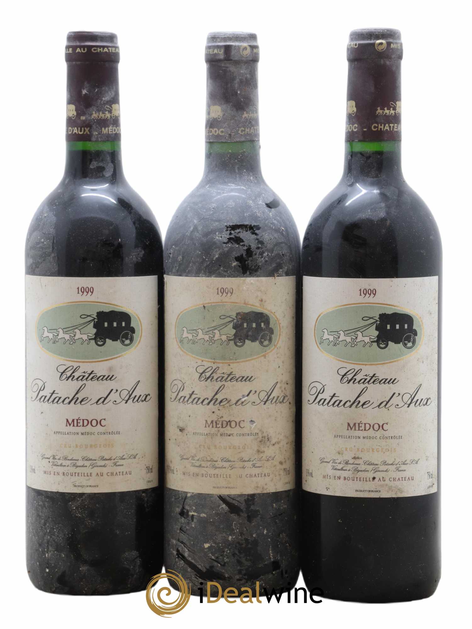 Château Patache d'Aux Cru Bourgeois 1999 - Lot de 2 bouteilles - 1