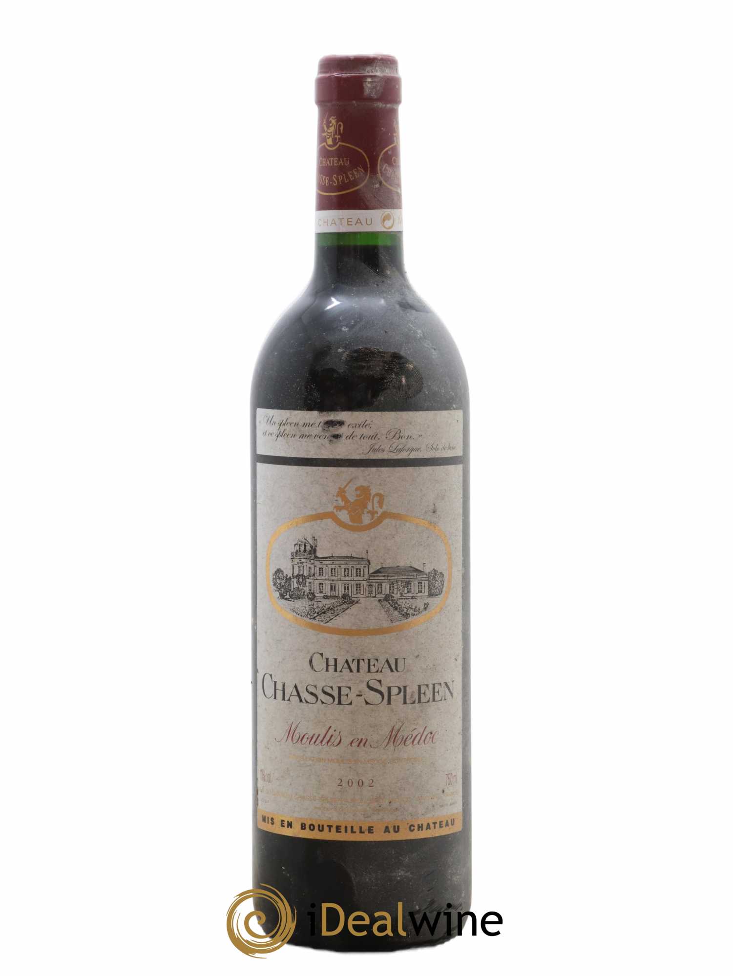 Château Chasse Spleen 2002 - Lot de 1 bouteille - 0