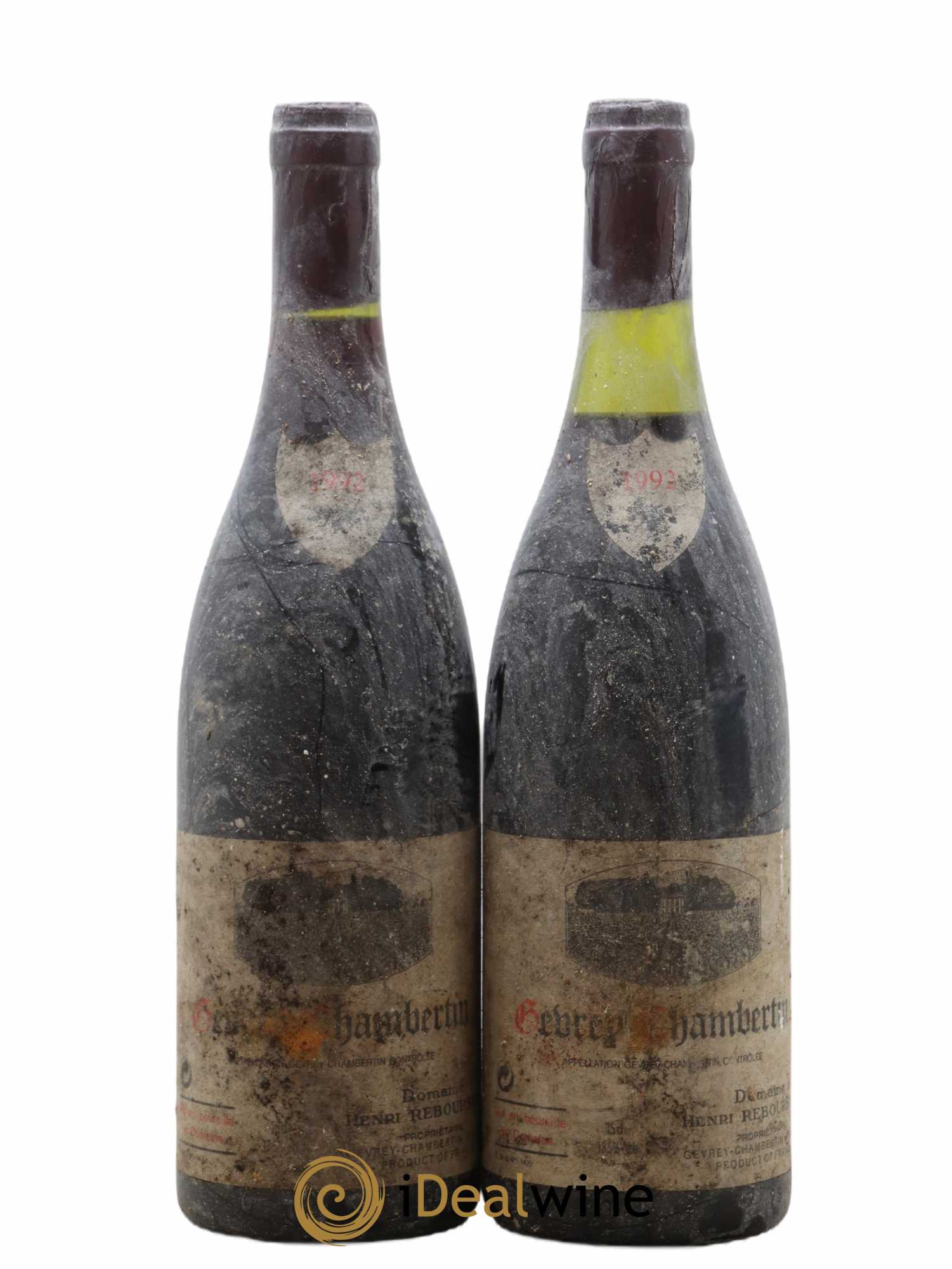 Gevrey-Chambertin Henri Rebourseau (Domaine) 1992 - Lot de 2 bouteilles - 0