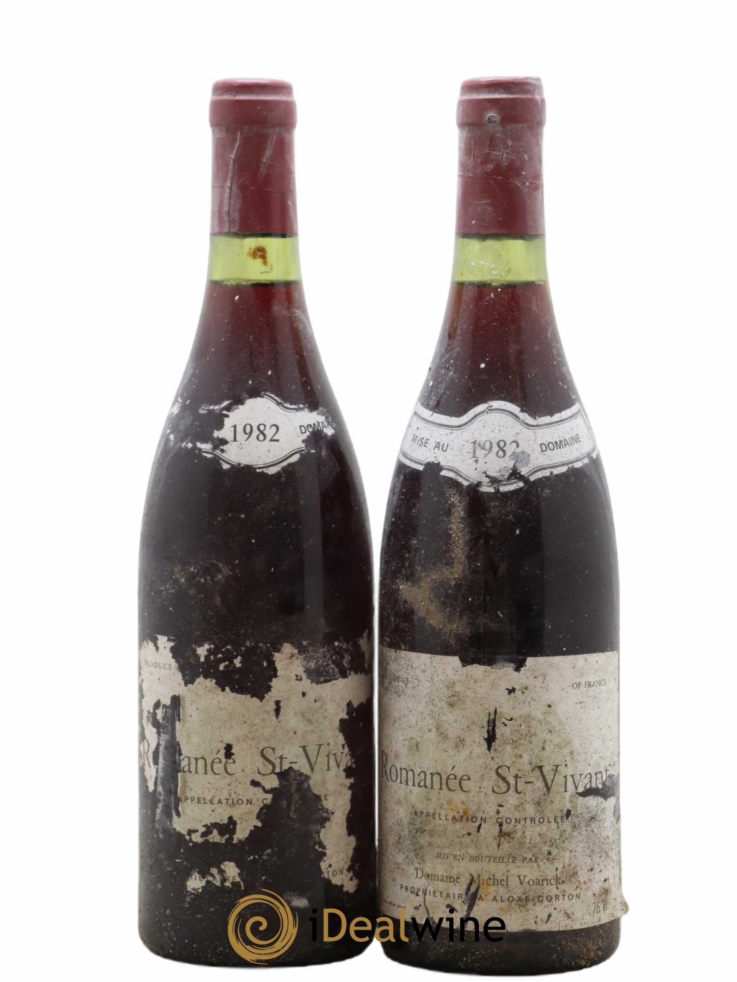 Romanée-Saint-Vivant Grand Cru Michel Voarick 1982 - Lot de 2 bouteilles - 0