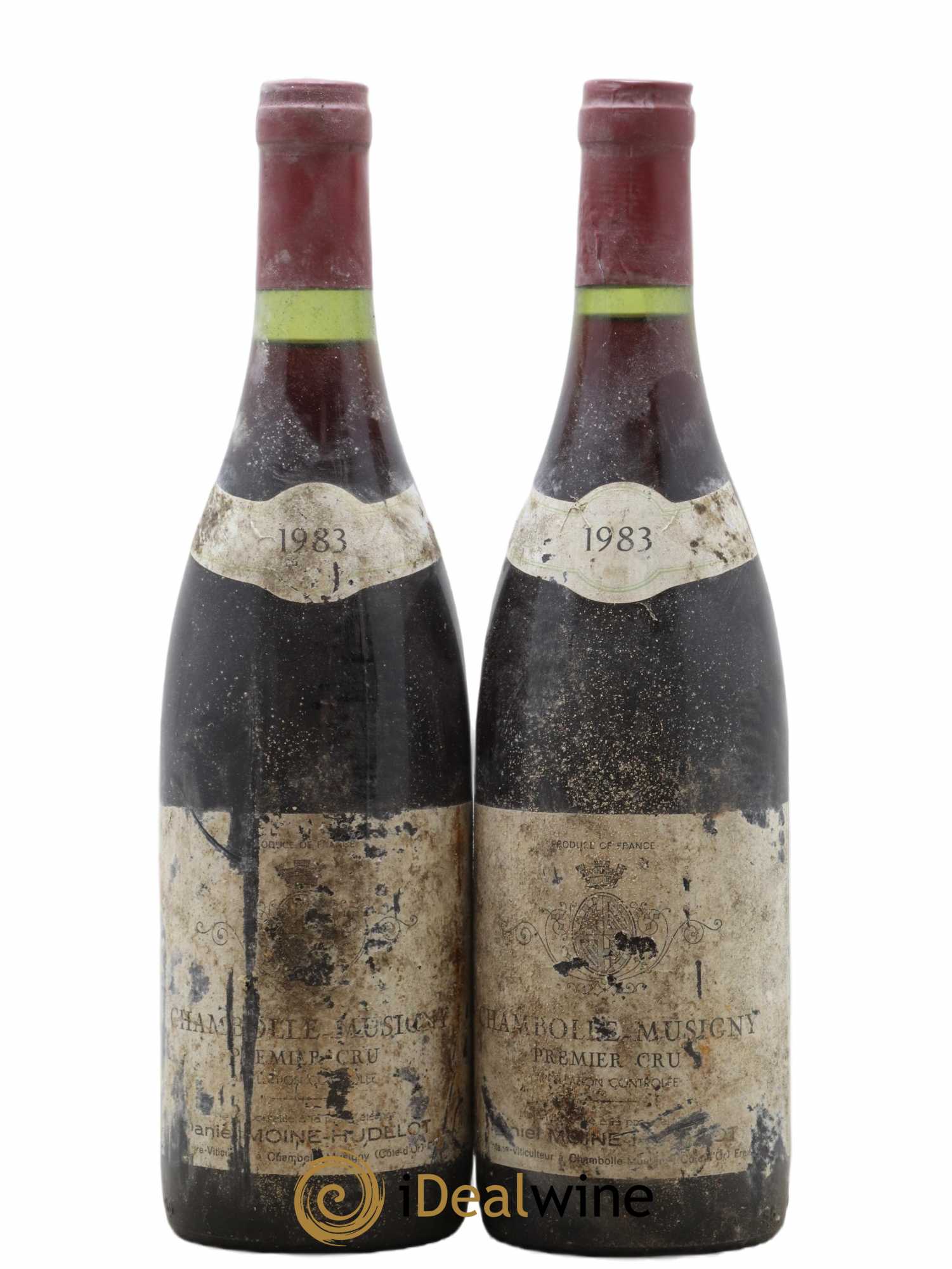 Chambolle-Musigny 1er Cru Moine-Hudelot 1983 - Lot de 2 bouteilles - 0