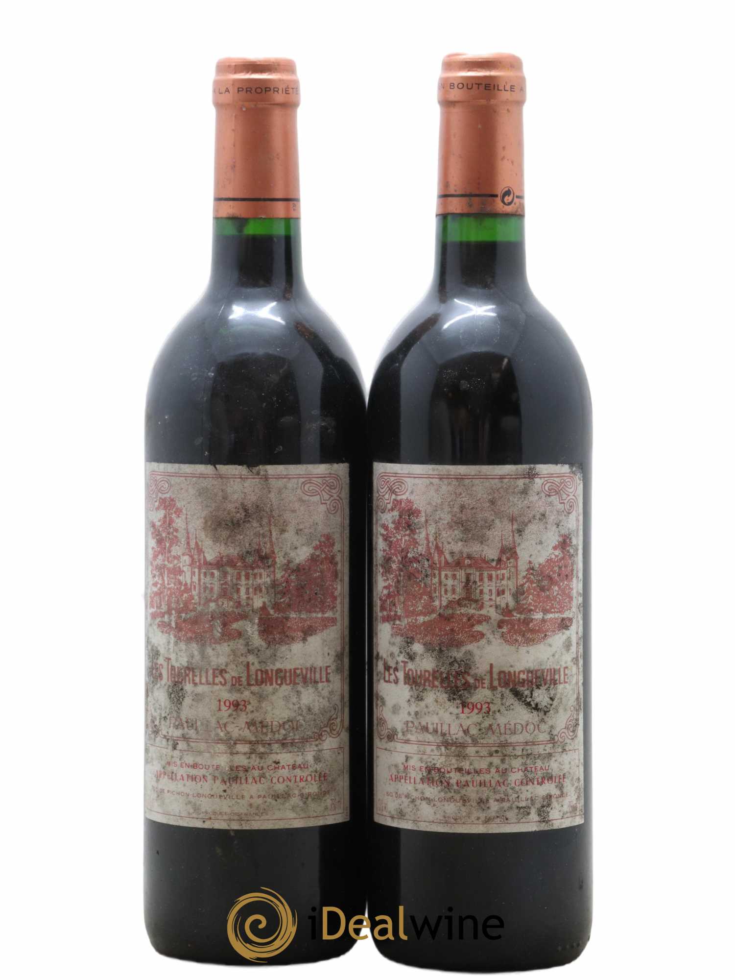 Les Tourelles de Longueville Second Vin 1993 - Lot de 2 bouteilles - 0