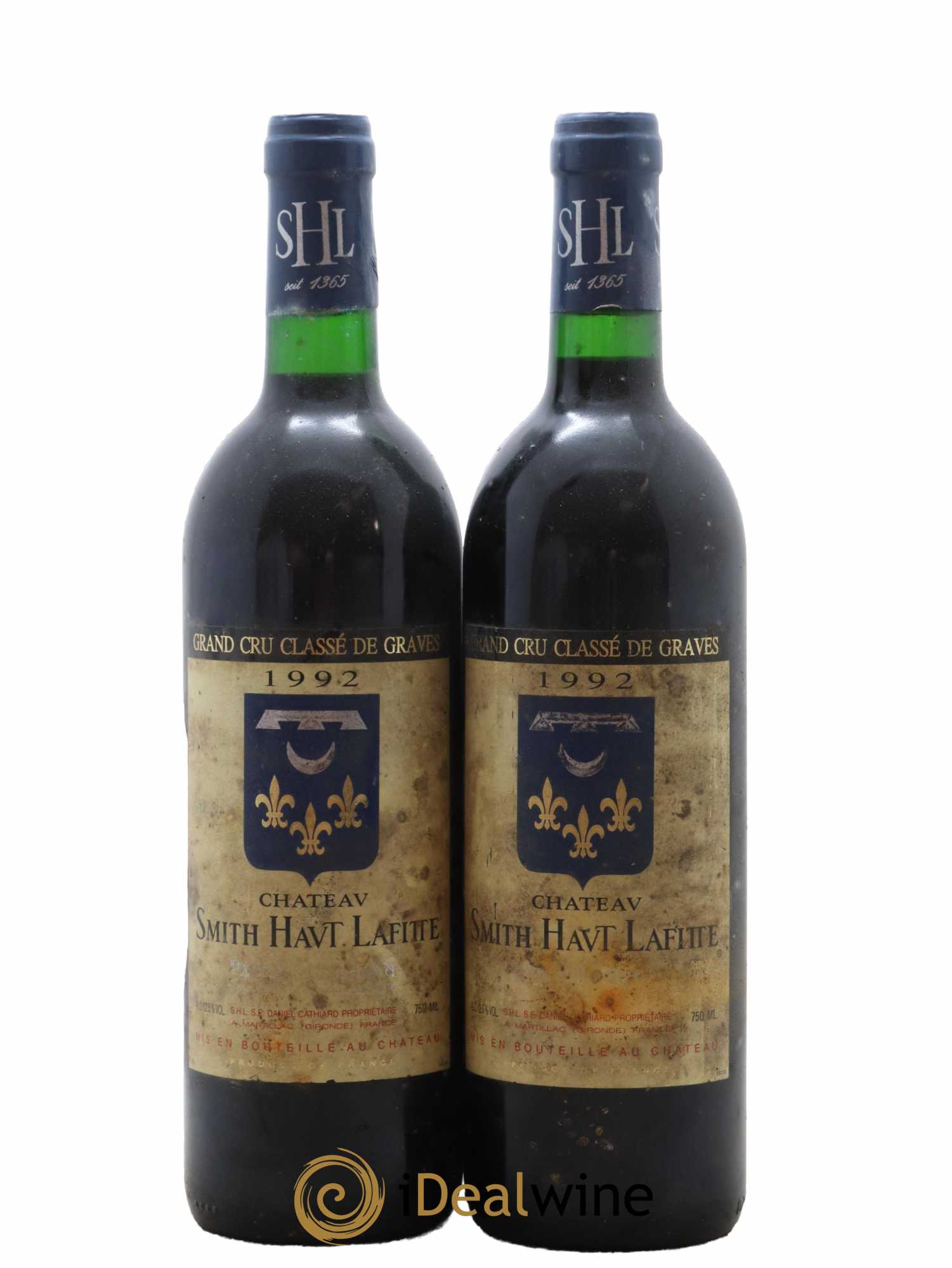 Château Smith Haut Lafitte Cru Classé de Graves 1992 - Lot de 2 bouteilles - 0