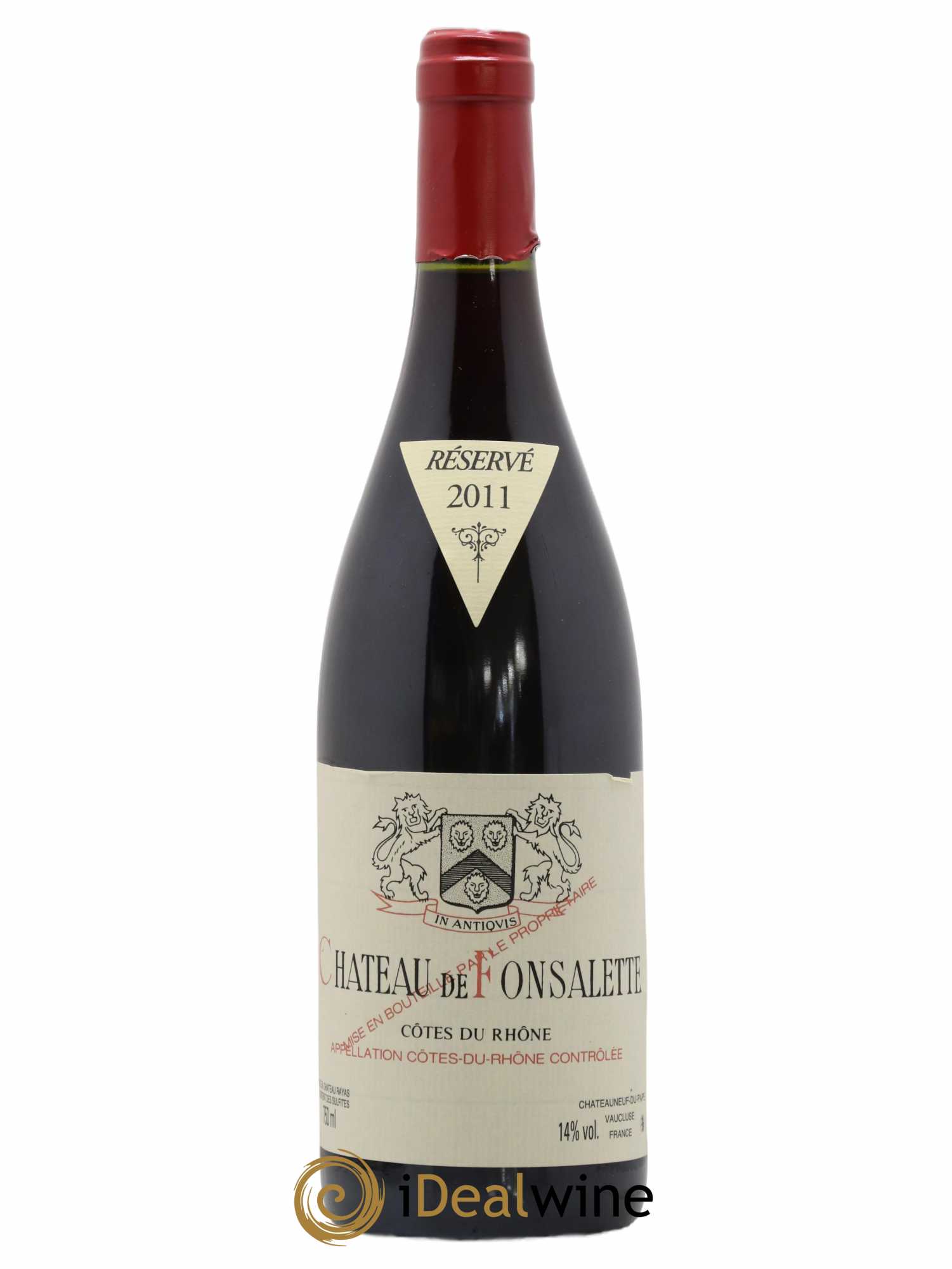 Côtes-du-Rhône Château de Fonsalette Emmanuel Reynaud 2011 - Lot de 1 bouteille - 0