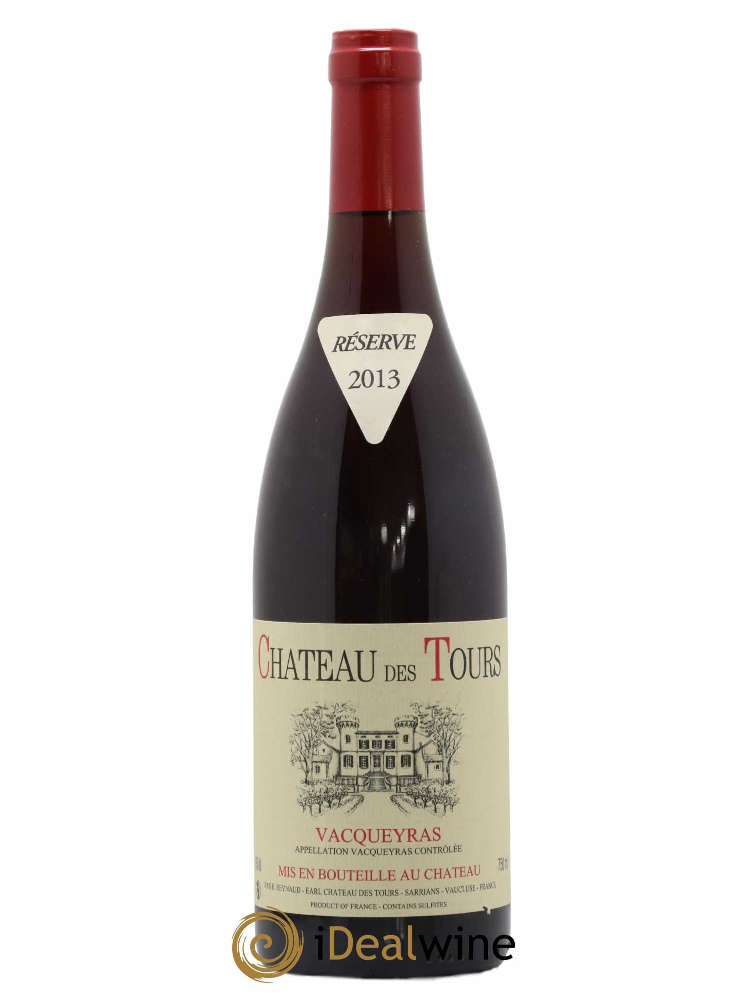 Vacqueyras Château des Tours Emmanuel Reynaud 2013 - Lot de 1 bouteille - 0