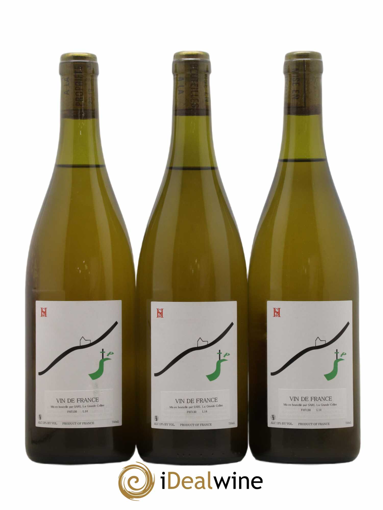 Vin de France SP Hirotake Ooka - Domaine La Grande Colline 2014 - Lot de 3 bouteilles - 0