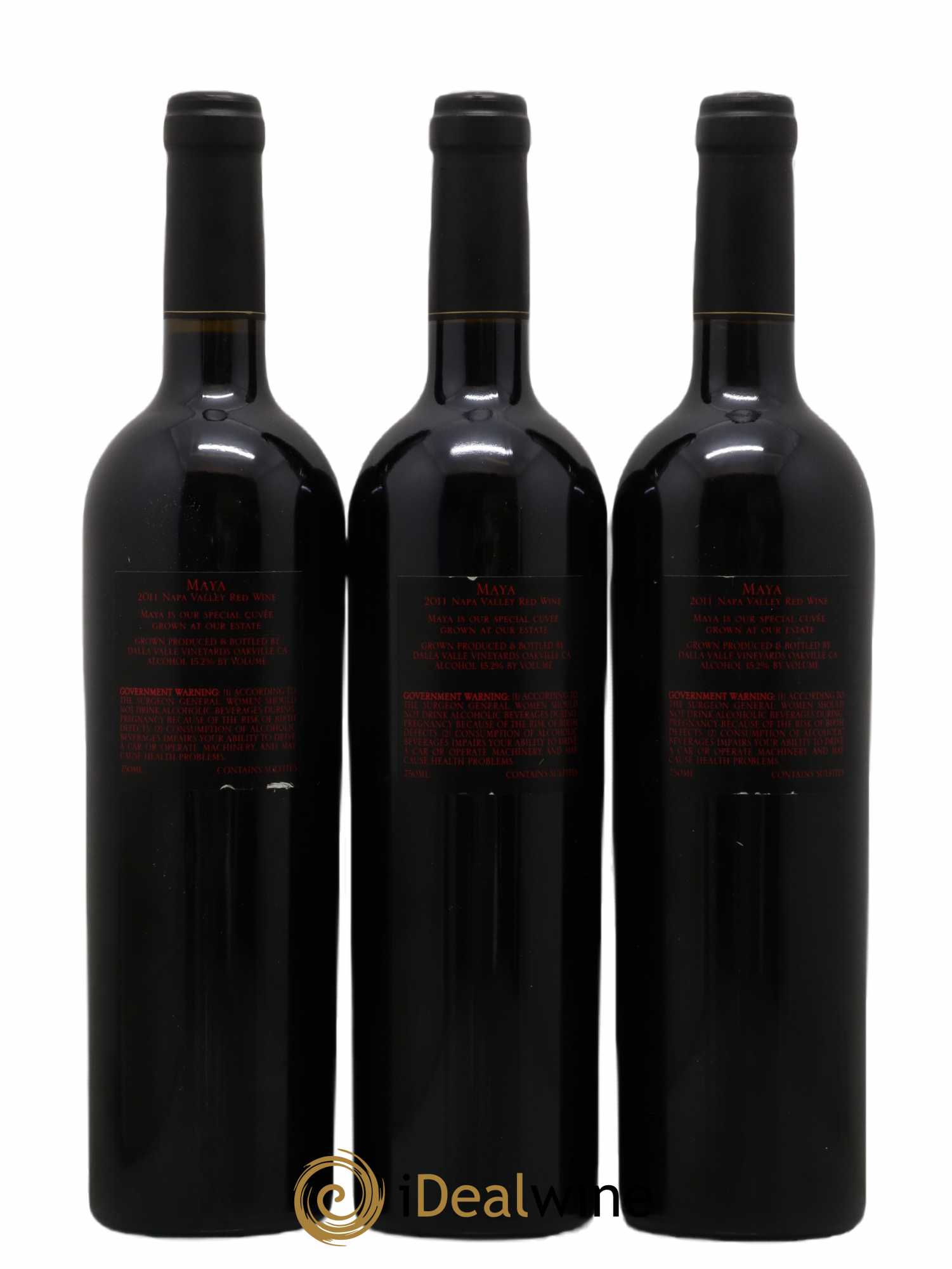 Napa Valley Dalla Valle Maya 2011 - Lot de 3 bouteilles - 1